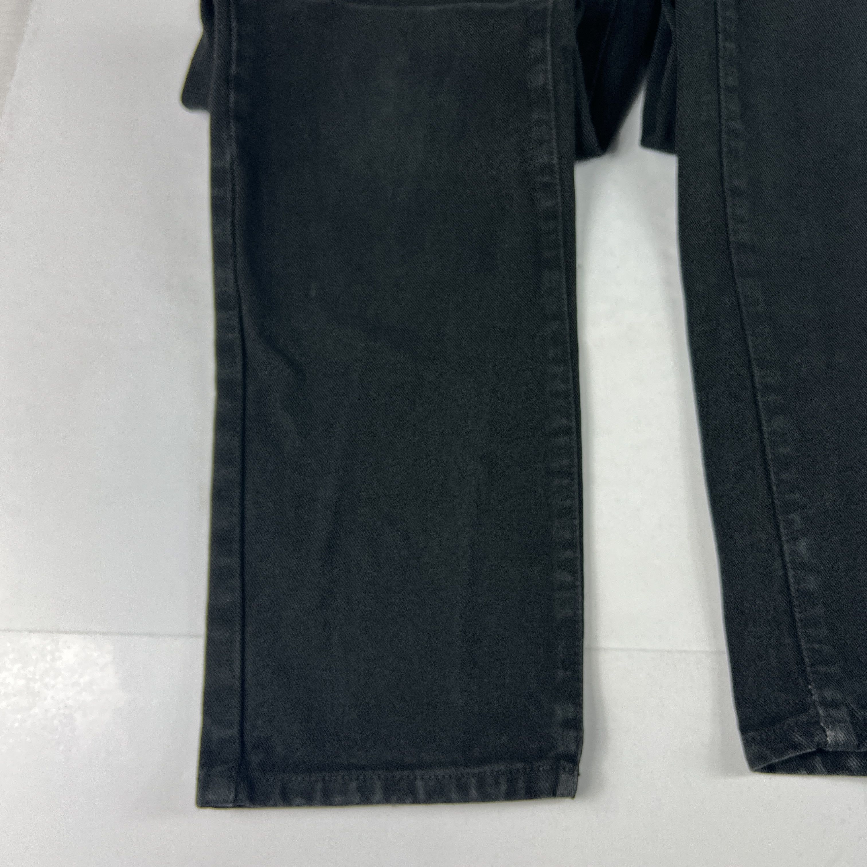 Calvin Klein × Vintage VTG CK Calvin Klein Jeans Straight Black Faded Cotton Denim Size US 32 / EU 48 - 6 Thumbnail