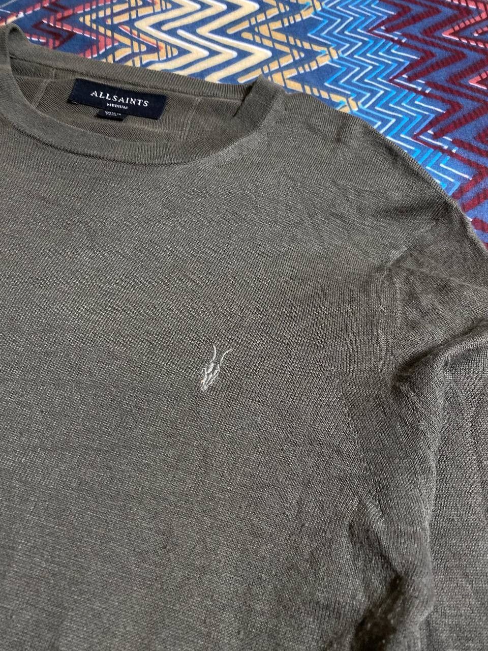Allsaints × Vintage AllSaints Knitted Sweater Sweatshirt Size US M / EU 48-50 / 2 - 10 Thumbnail