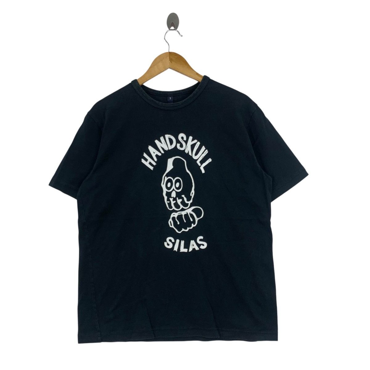 Vintage HAND SKULL SILAS Japanese Brand Short Sleeve Tshirt Size US M / EU 48-50 / 2 - 1 Thumbnail