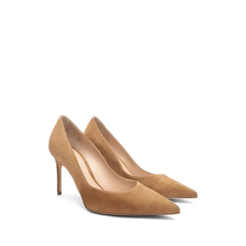 Good American Good American | Icon 110 Suede Pump Size US 7.5 / EU 40-41 - 2 Thumbnail