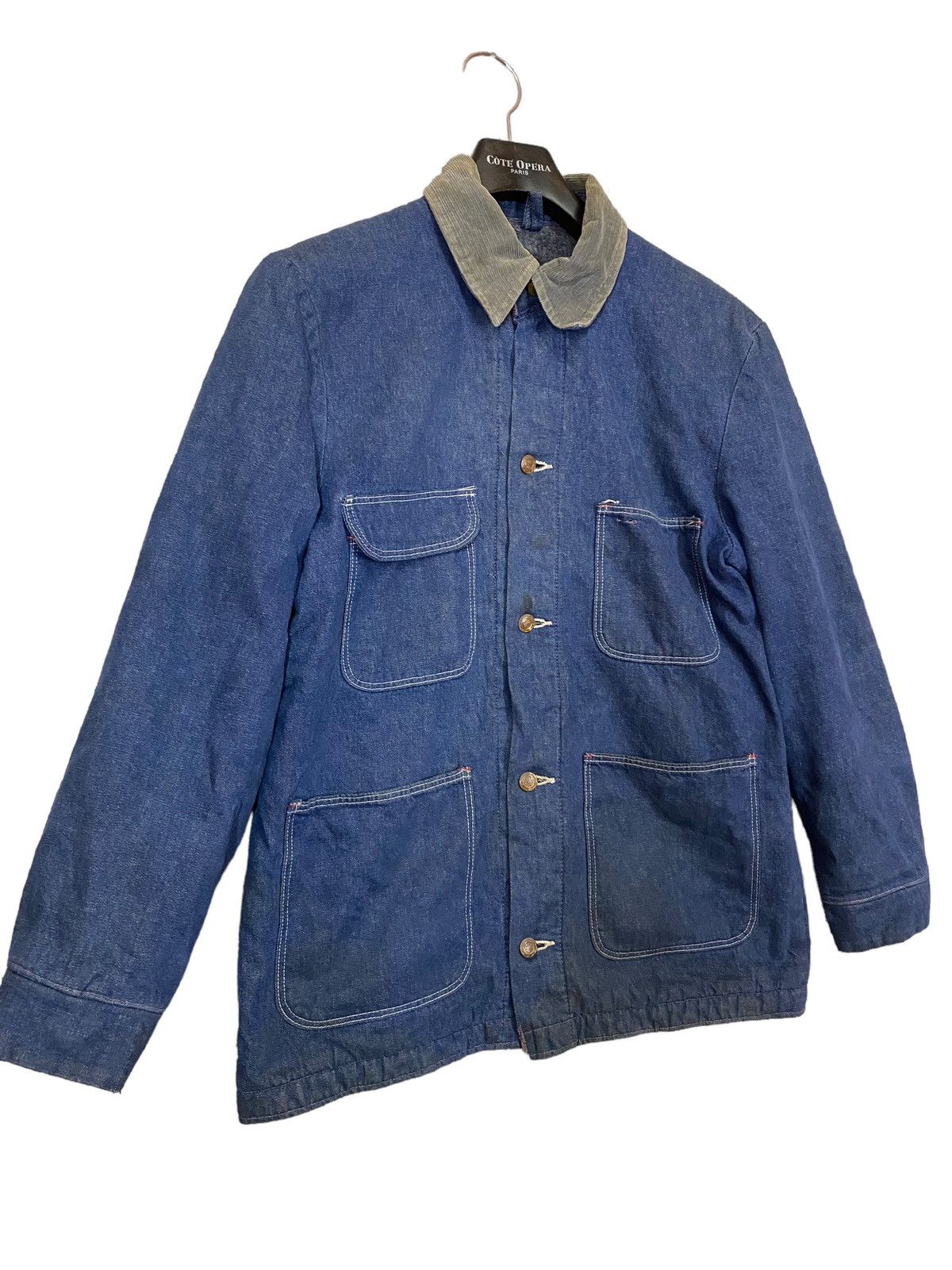 Vintage × Wrangler Vintage 70s wrangler chore jacket inside blanket Size US L / EU 52-54 / 3 - 2 Thumbnail
