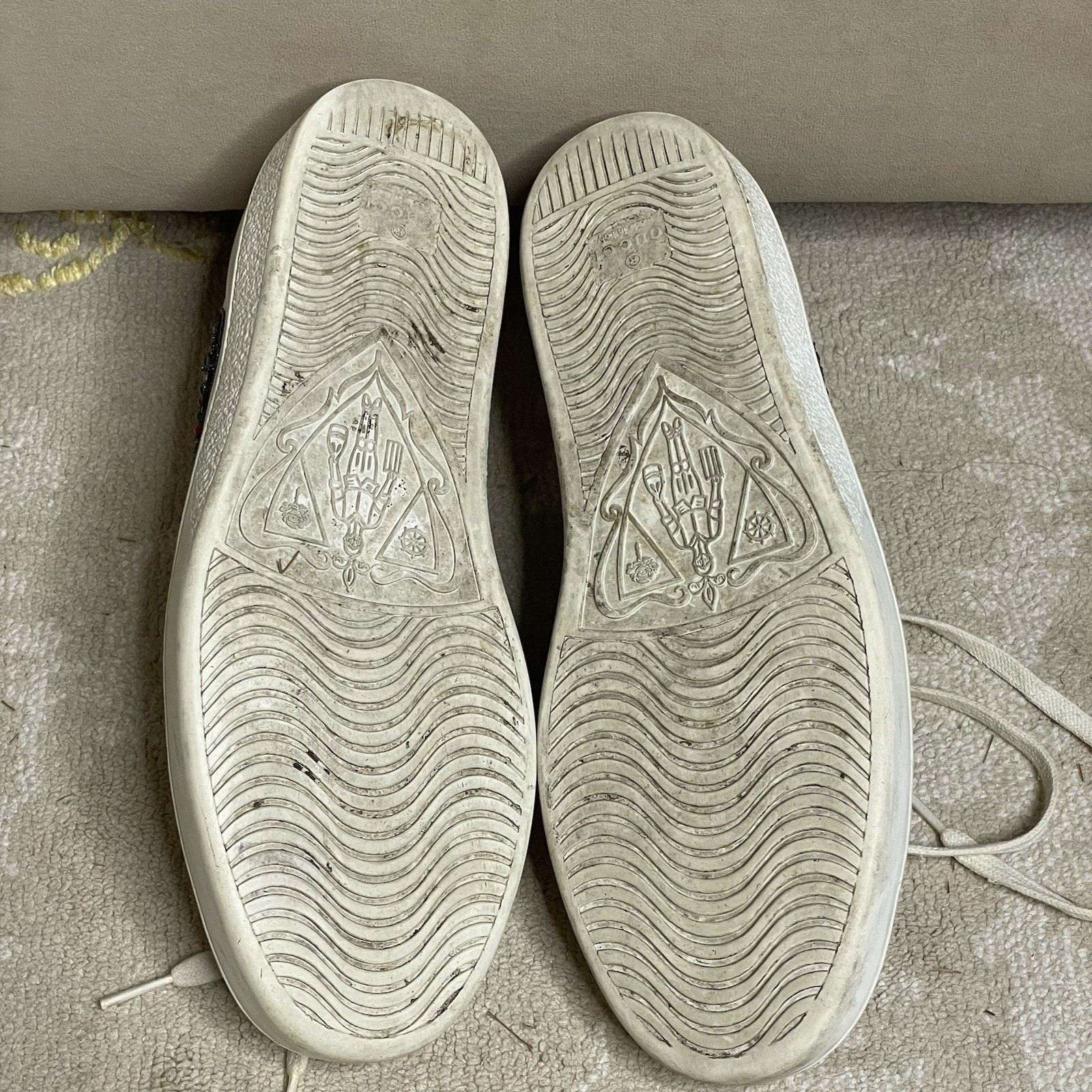 Gucci Gucci Ace Sneakers Low-Top Trainers shoes leather Arrow Size US 10 / IT 40 - 15 Thumbnail