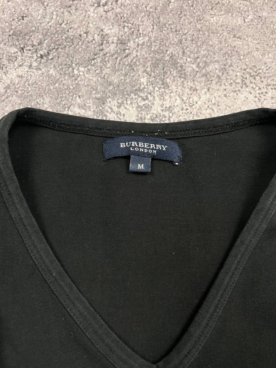 Burberry Vintage Burberry Black Long Sleeve Shirt Striped Size M / US 6-8 / IT 42-44 - 7 Thumbnail
