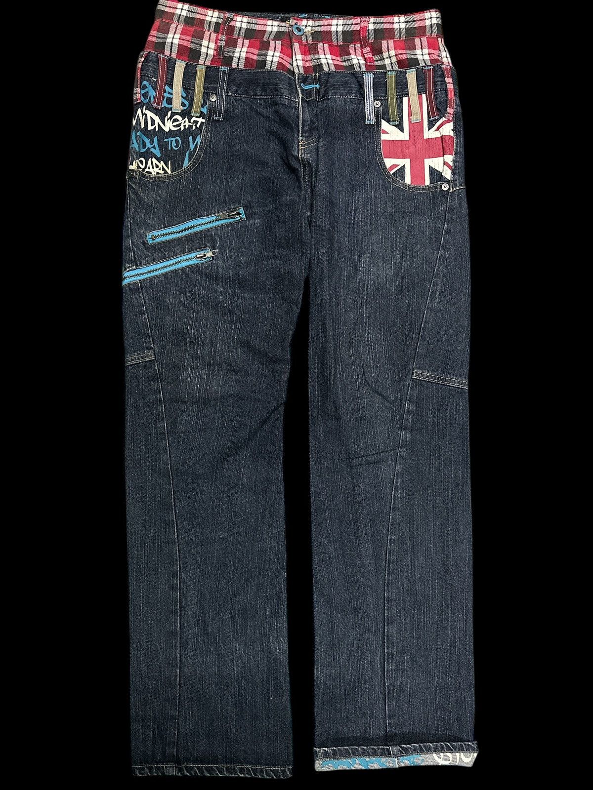 Double Waist Antfui Twist Leg MultiPocket .