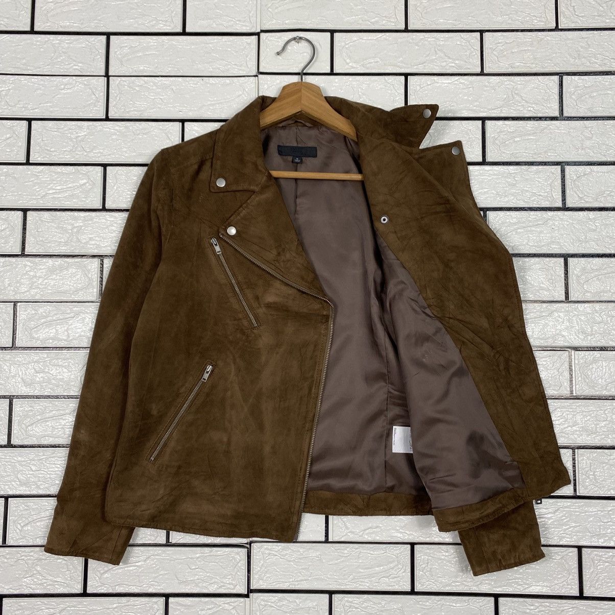 Japanese Brand 📌Biker Velvet Jacket Uniqlo Issey Miyake Double Collar Size US M / EU 48-50 / 2 - 12 Thumbnail