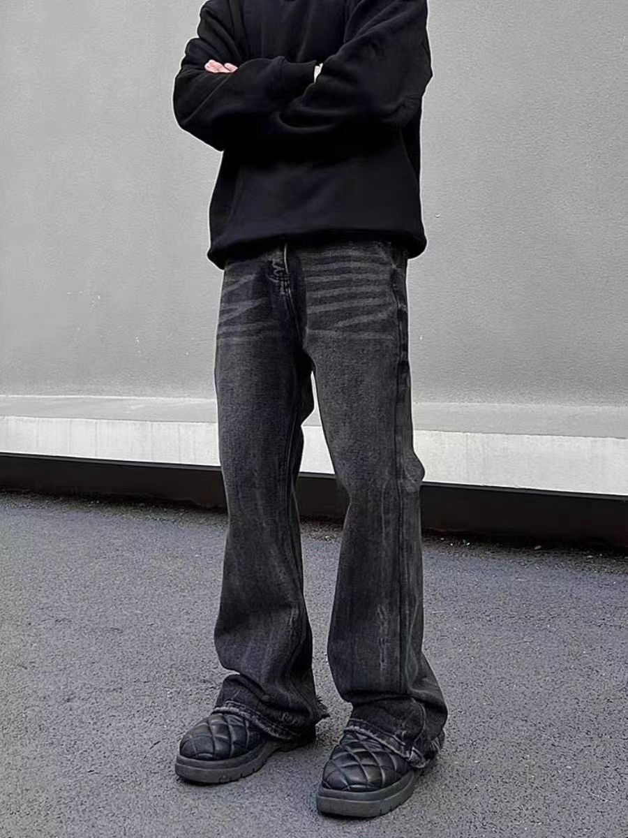 Japanese Brand × Jean Black baggy street jeans Size US 34 / EU 50 - 3 Thumbnail