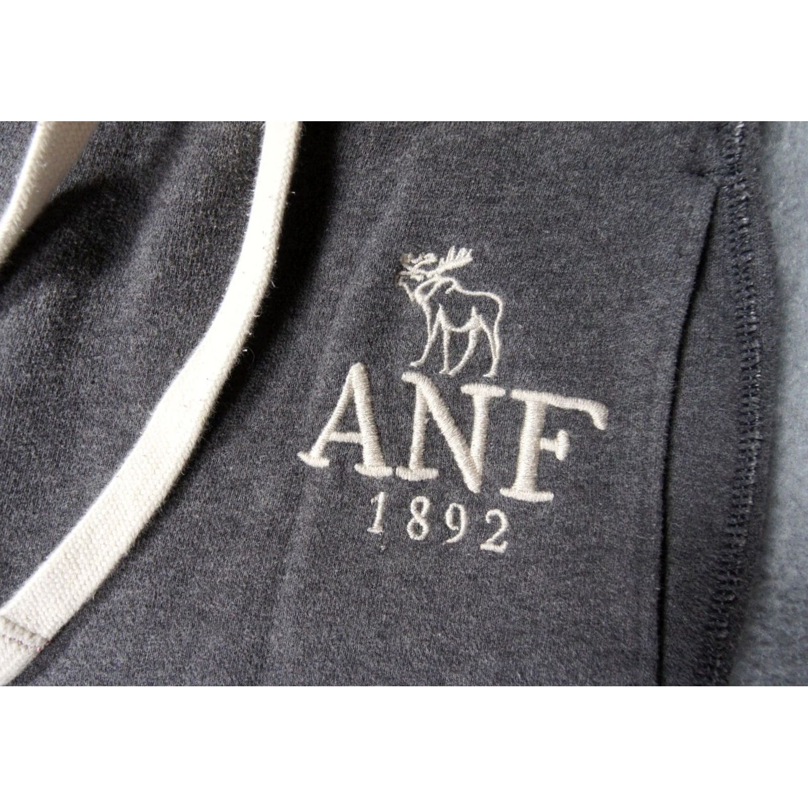 Abercrombie & Fitch Abercrombie & Fitch Sweatpants Mens XS Gray Fleece Lounge Casual Adult XSmall Size US 27 - 3 Thumbnail