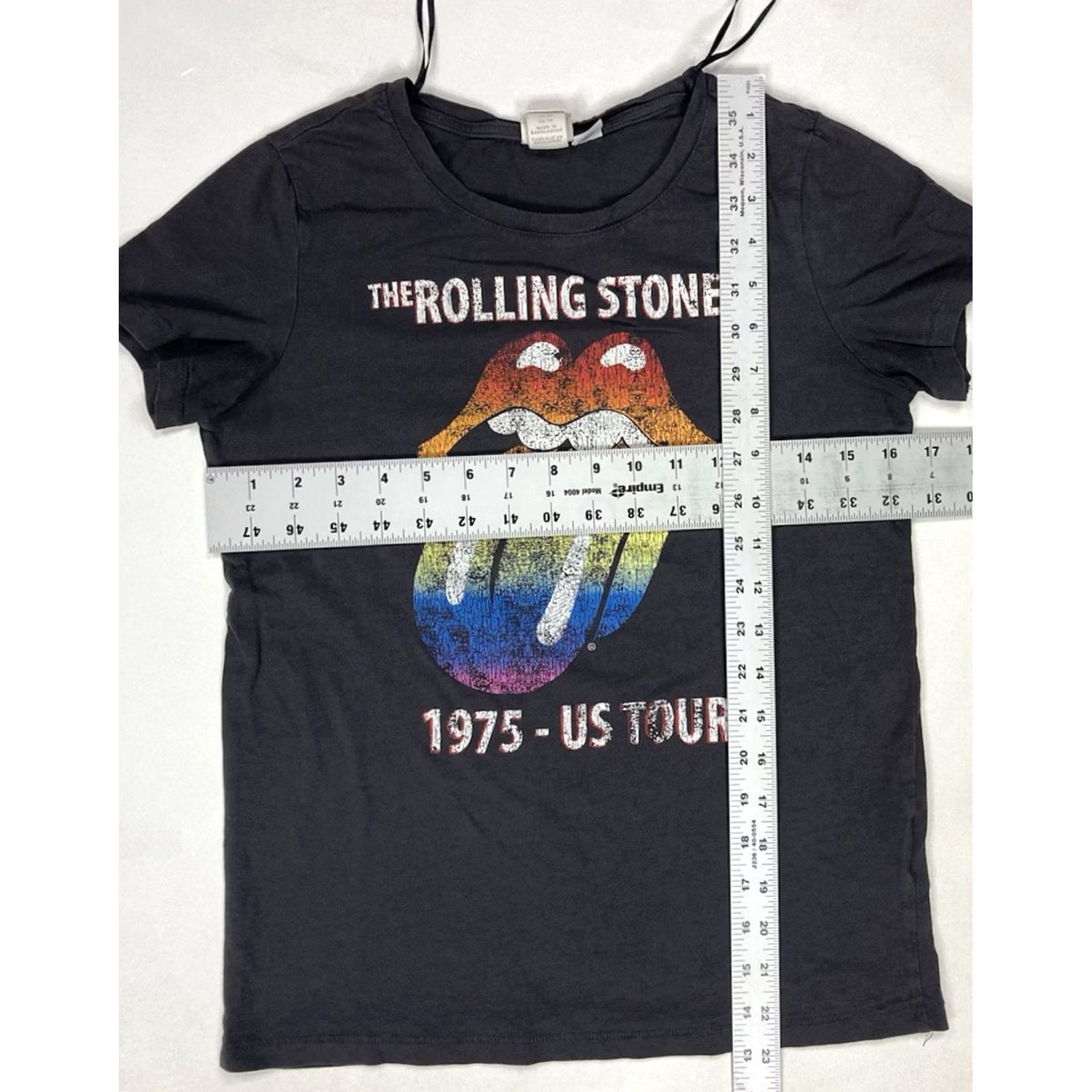 H&M H&M The Rolling Stones 1975 US Tour Graphic T-shirt Women XS Music Size XS / US 0-2 / IT 36-38 - 6 Thumbnail