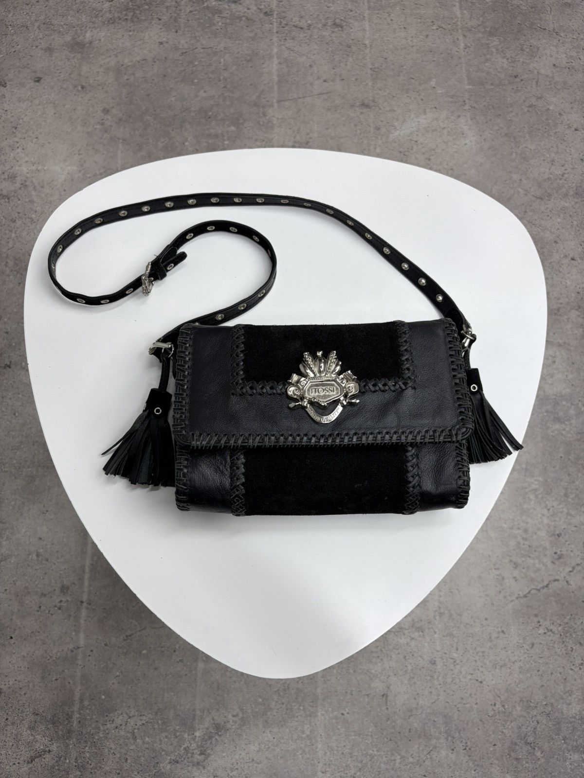 If Six Was Nine KMRii Style Archive Leather Shoulder Bag Punk Boho Y2K Size ONE SIZE - 1 Thumbnail