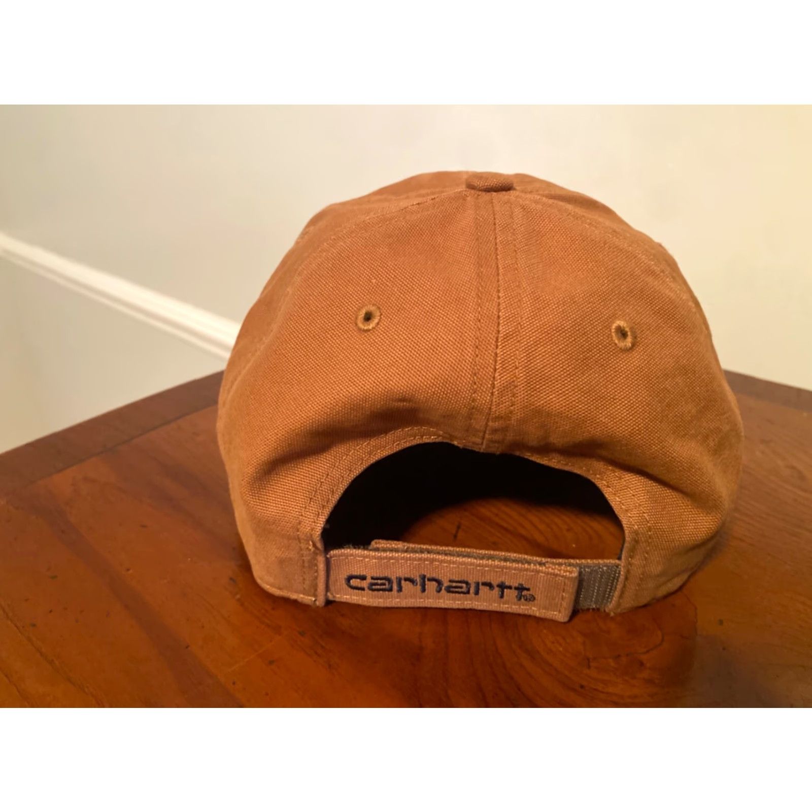 Carhartt Carhartt Support The Trades TSC Skills USA Adjustable Brown Canvas Hat Cap New Size ONE SIZE - 3 Thumbnail