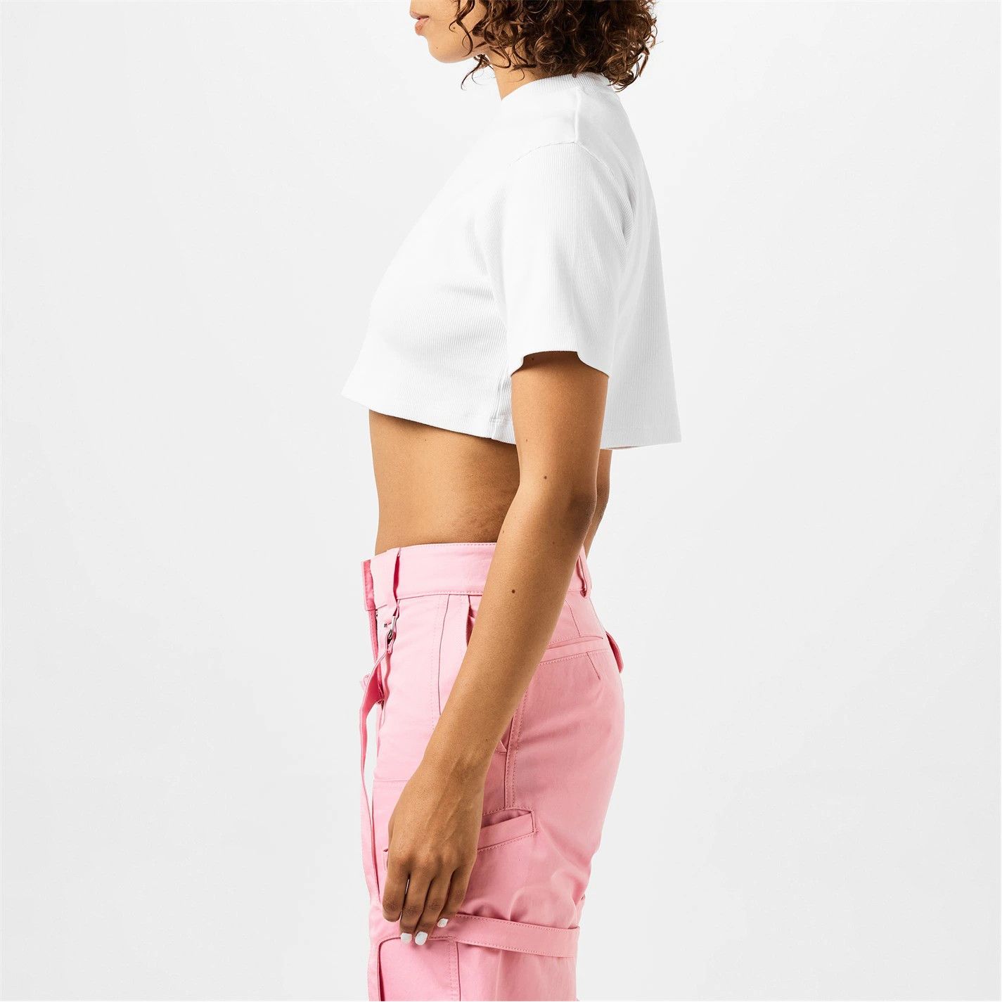 Off-White o1g2r1mq1224 Cropped T-Shirts in White Size S / US 4 / IT 40 - 4 Thumbnail