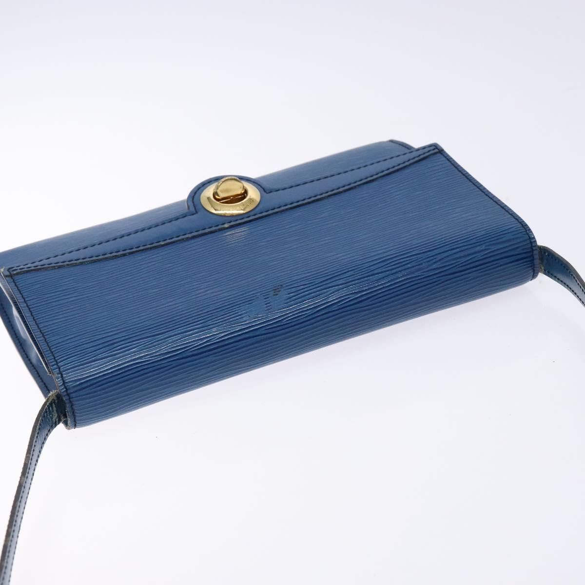 Louis Vuitton LOUIS VUITTON Epi Pochette Arche Shoulder Bag Blue M52575 Size ONE SIZE - 6 Thumbnail