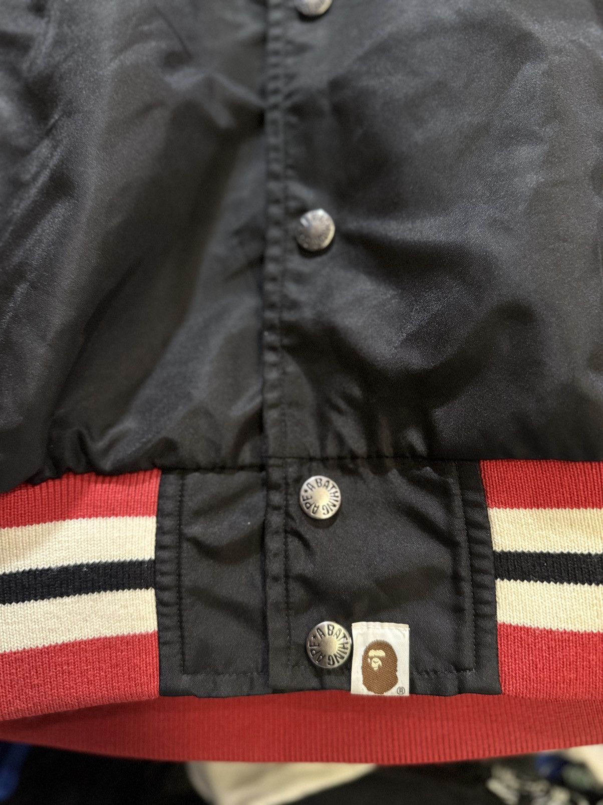 Bape Rare Bape Star Nigo Era Varsity Bomber Jacket Japan Size US M / EU 48-50 / 2 - 5 Thumbnail