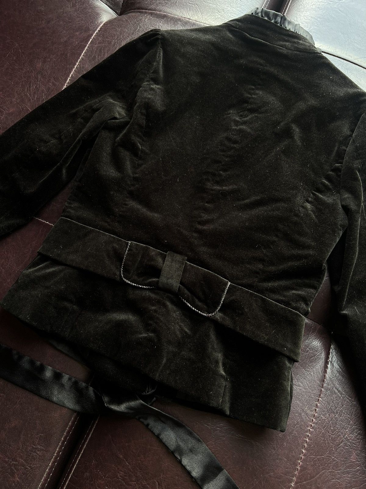 Japanese Brand Sora velvet dark brown jacket 🤎 Size S / US 4 / IT 40 - 15 Thumbnail