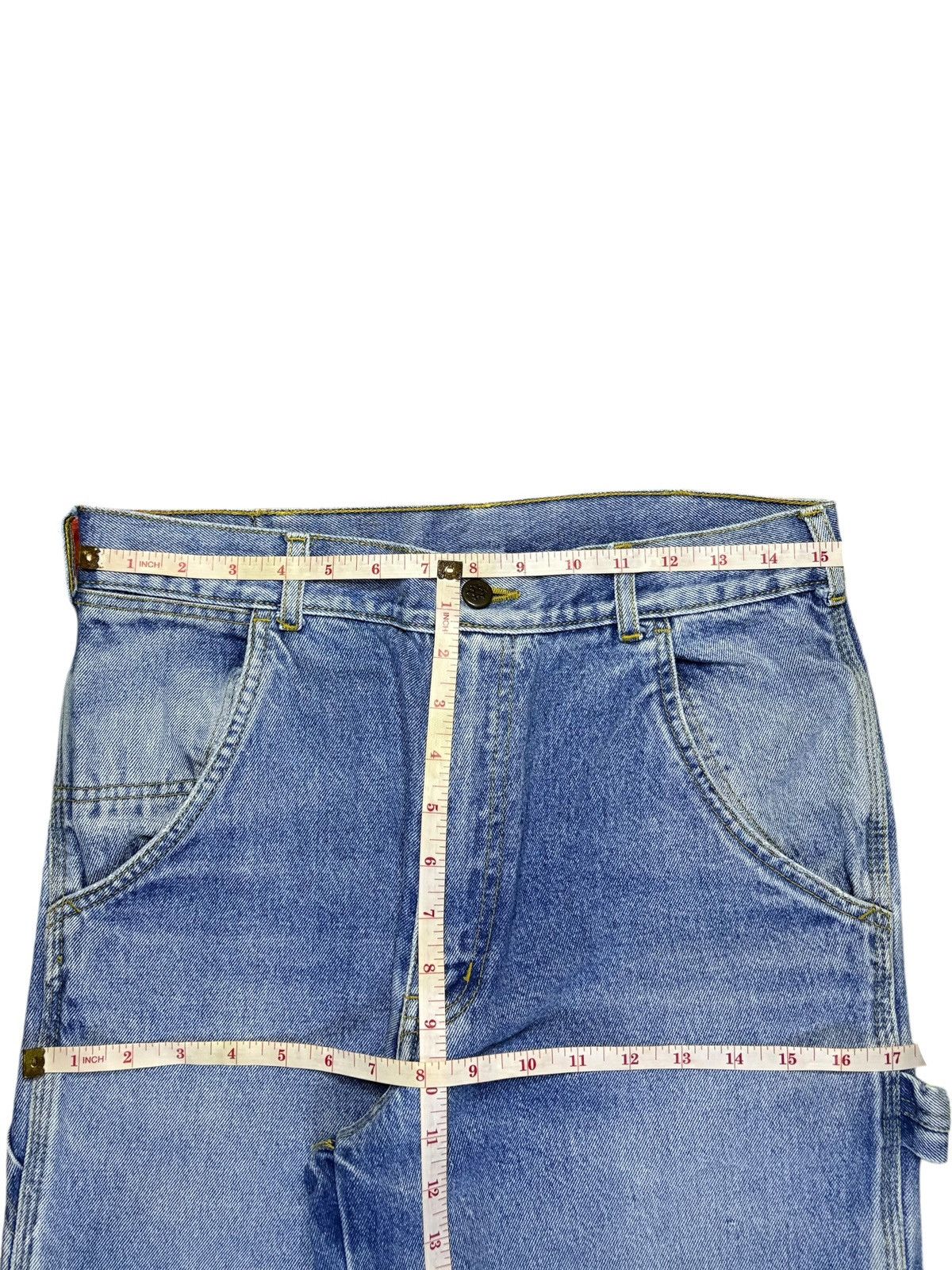 Japanese Brand × Vintage Vintage Japanese Brand Faded Cargo Carpenter Loose Jeans Size US 31 - 11 Thumbnail