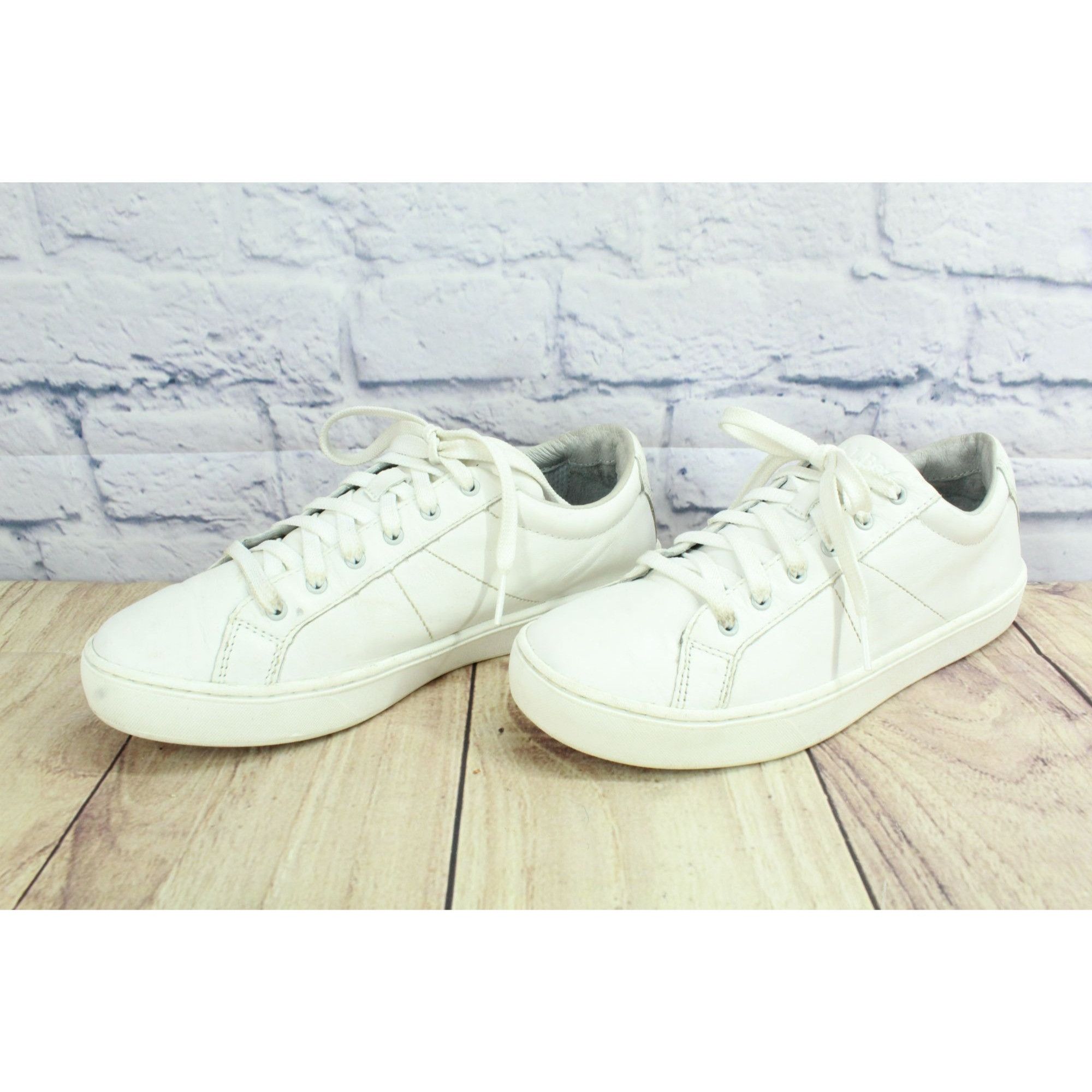 L.L. Bean LL Bean Women's White Leather Eco Bay Comfort Oxford Shoes Size US 8.5 / IT 38.5 - 2 Thumbnail