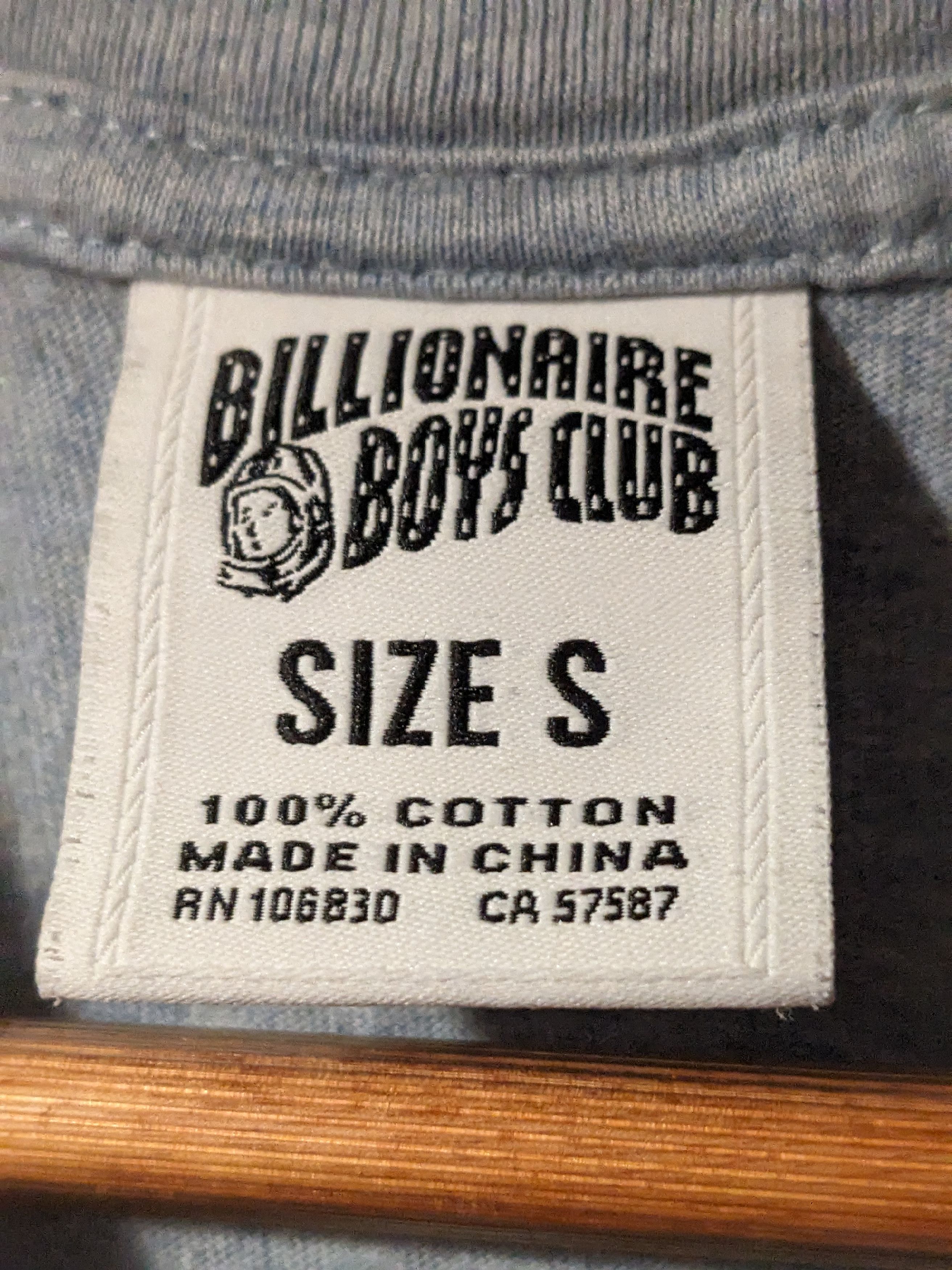 Billionaire Boys Club × Designer Billionaire Boys Club Logo Gray Blue Small T-Shirt Size US S / EU 44-46 / 1 - 3 Thumbnail