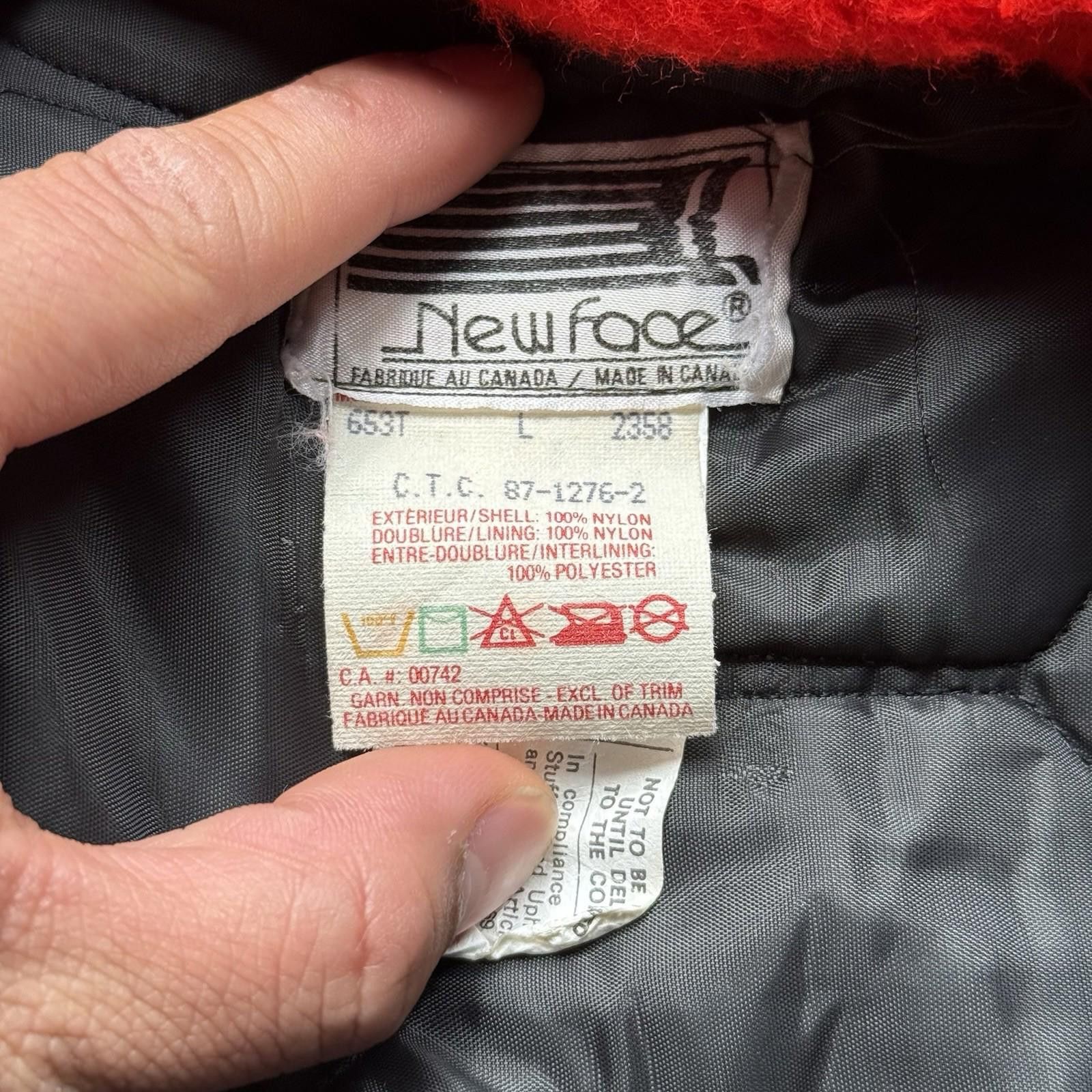 Other Vintage Newface Ski Jacket Black Large Made In Canada Men’s Size ONE SIZE - 5 Thumbnail