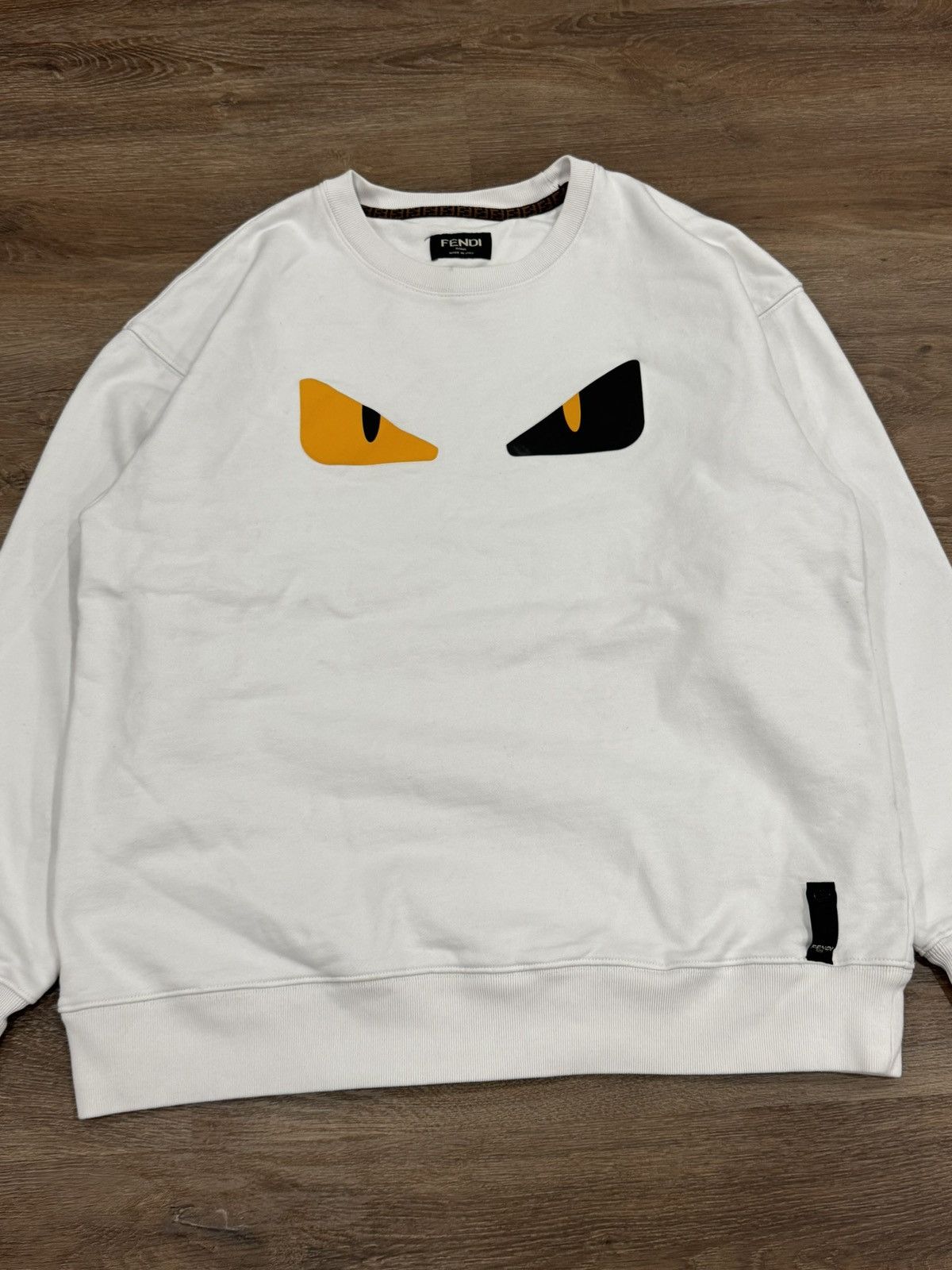Fendi Fendi Monster Eyes Crewneck Sweatshirt Size US M / EU 48-50 / 2 - 3 Thumbnail