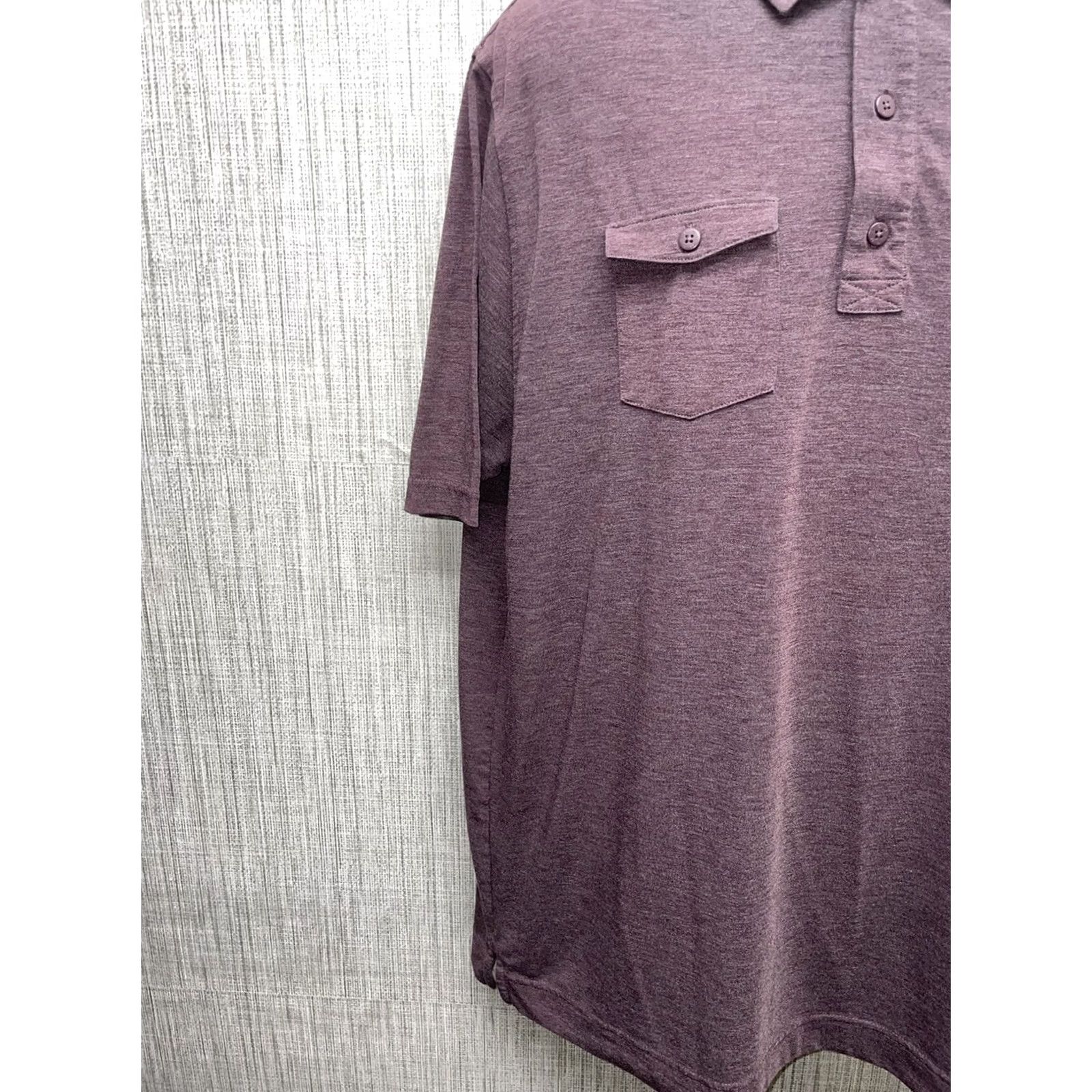 Footjoy FootJoy Polo Golf Purple Athletic Fit Mens XL Polo Size US XL / EU 56 / 4 - 4 Thumbnail