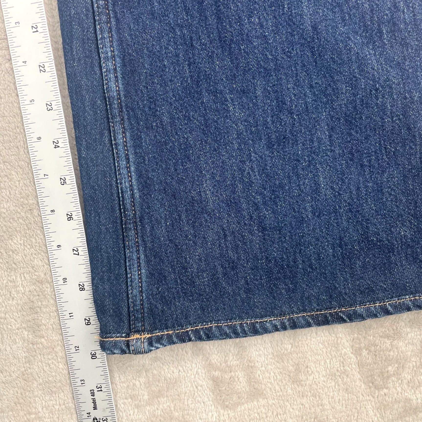 Polo Ralph Lauren Polo Ralph Lauren Jeans Women 26 High-Rise Wide-Leg 30in Blue Cotton Denim 5-Pocket Stretch Vintage: No Size 26" / US 2 / IT 38 - 7 Thumbnail