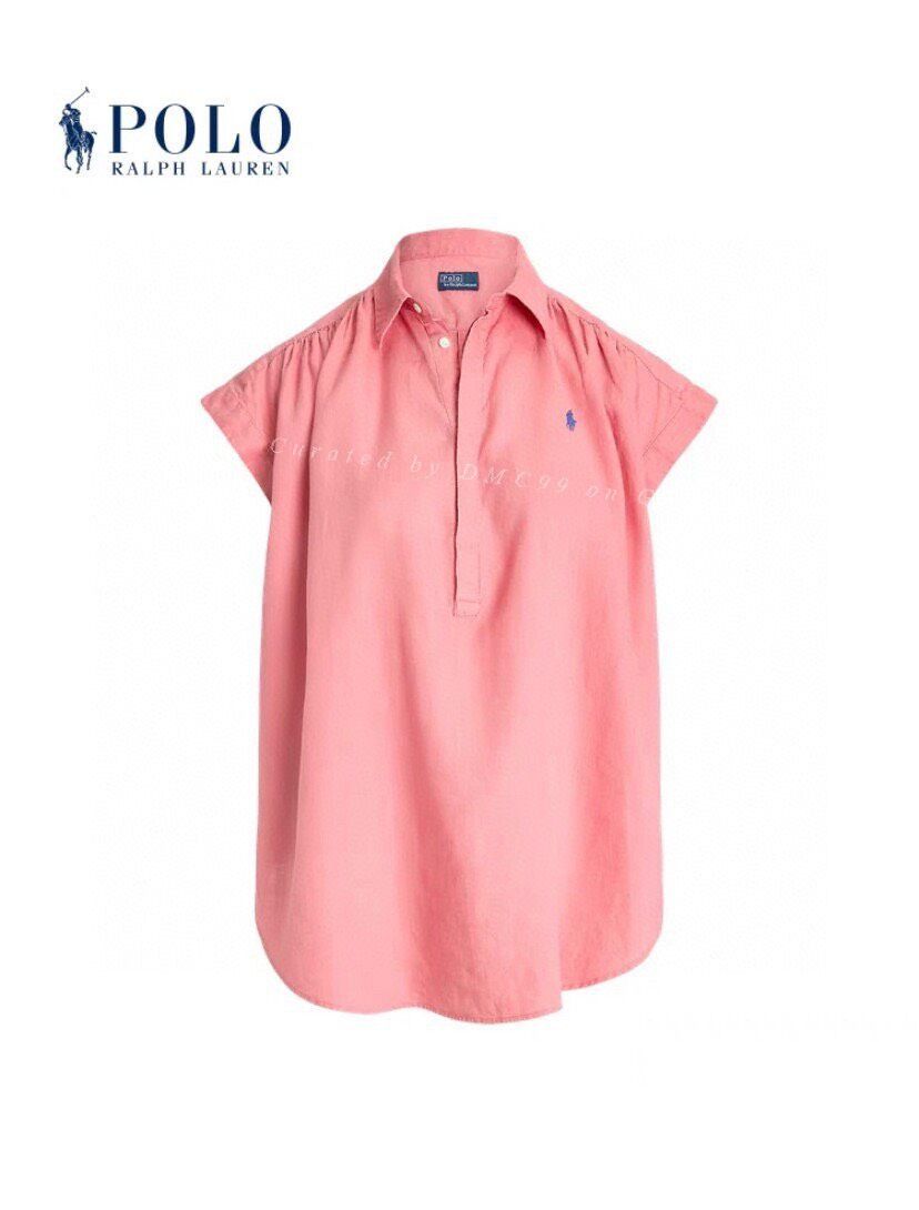 Polo Ralph Lauren Polo Ralph Lauren Pink Linen Shirt Size M / US 6-8 / IT 42-44 - 1 Thumbnail