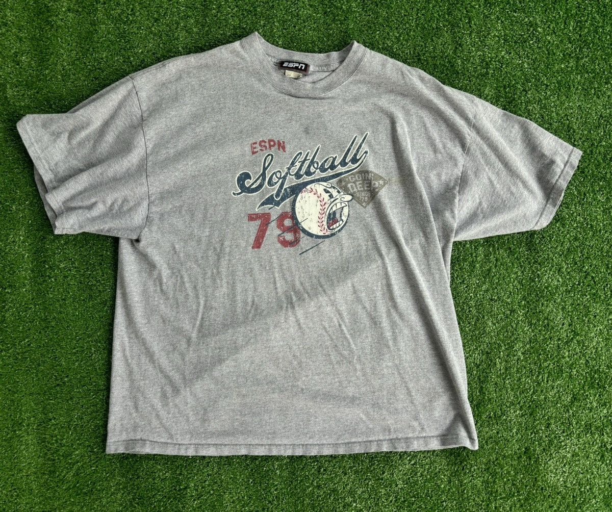 Vintage Vintage ESPN baseball tee Size US XXL / EU 58 / 5 - 1 Thumbnail