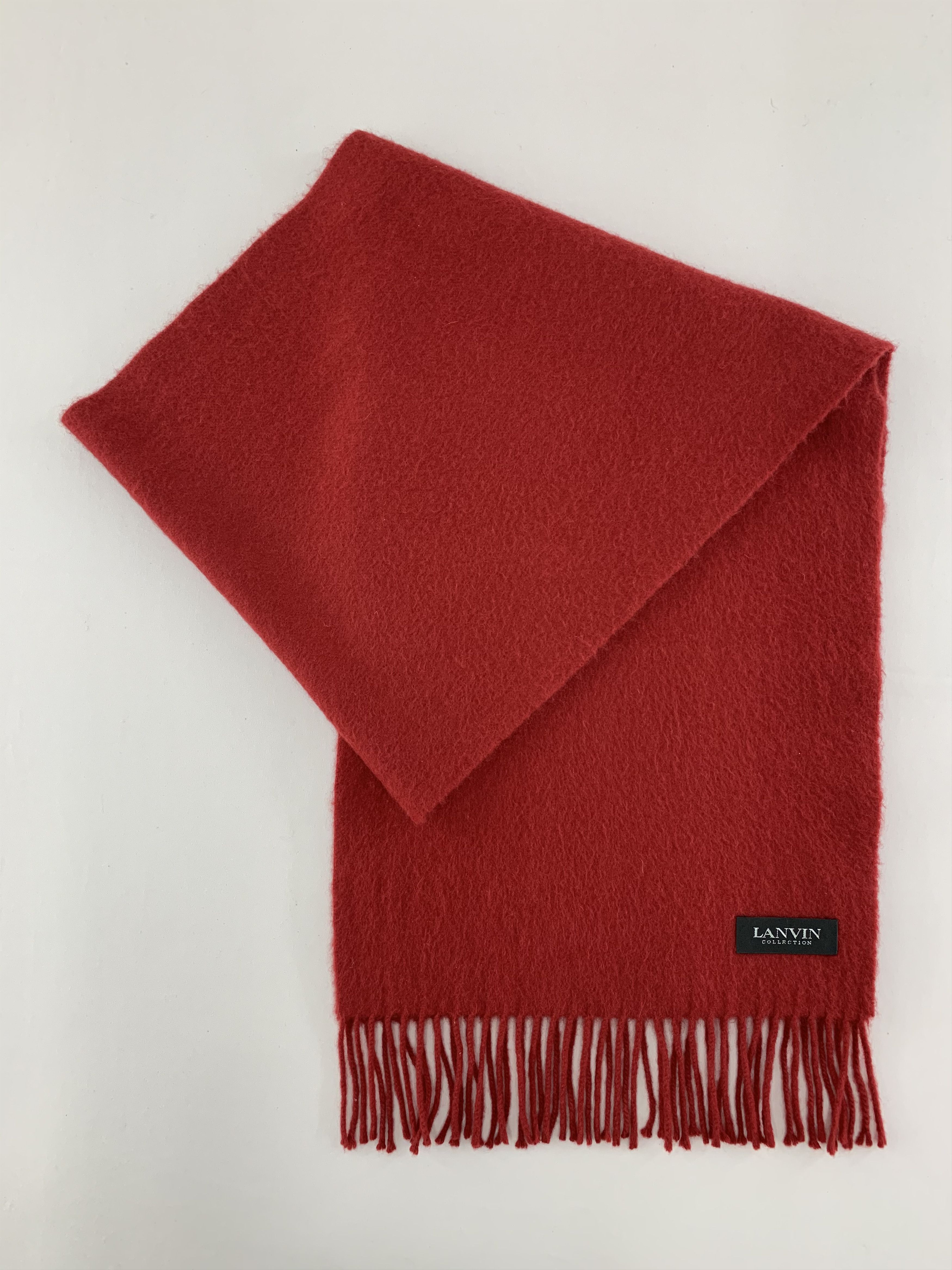 Lanvin Lanvin Scarf Cashmere Muffler Neck Wrap BL4064 Size ONE SIZE - 2 Thumbnail