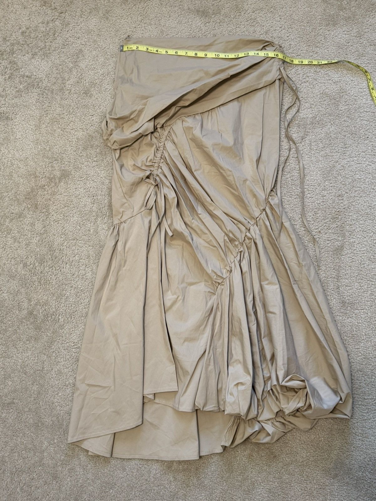 Other Urban Revivo Tan Strapless Flowy Sundress Size XXL NWT Size XXL / US 16-18 / IT 52-54 - 2 Thumbnail