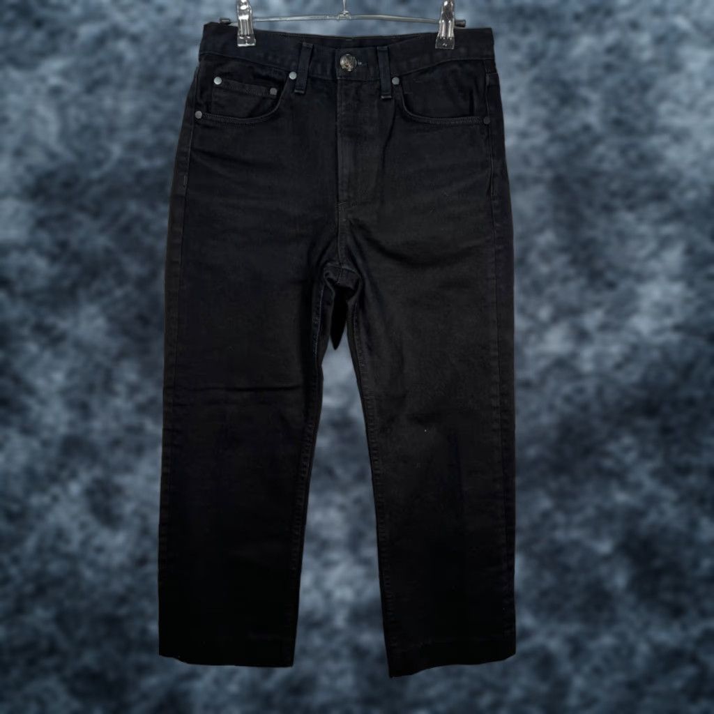 Rag & Bone rag & bone Womens size 25 Black High-Rise Straight-Leg Jeans Made In USA Size 26" / US 2 / IT 38 - 1 Thumbnail