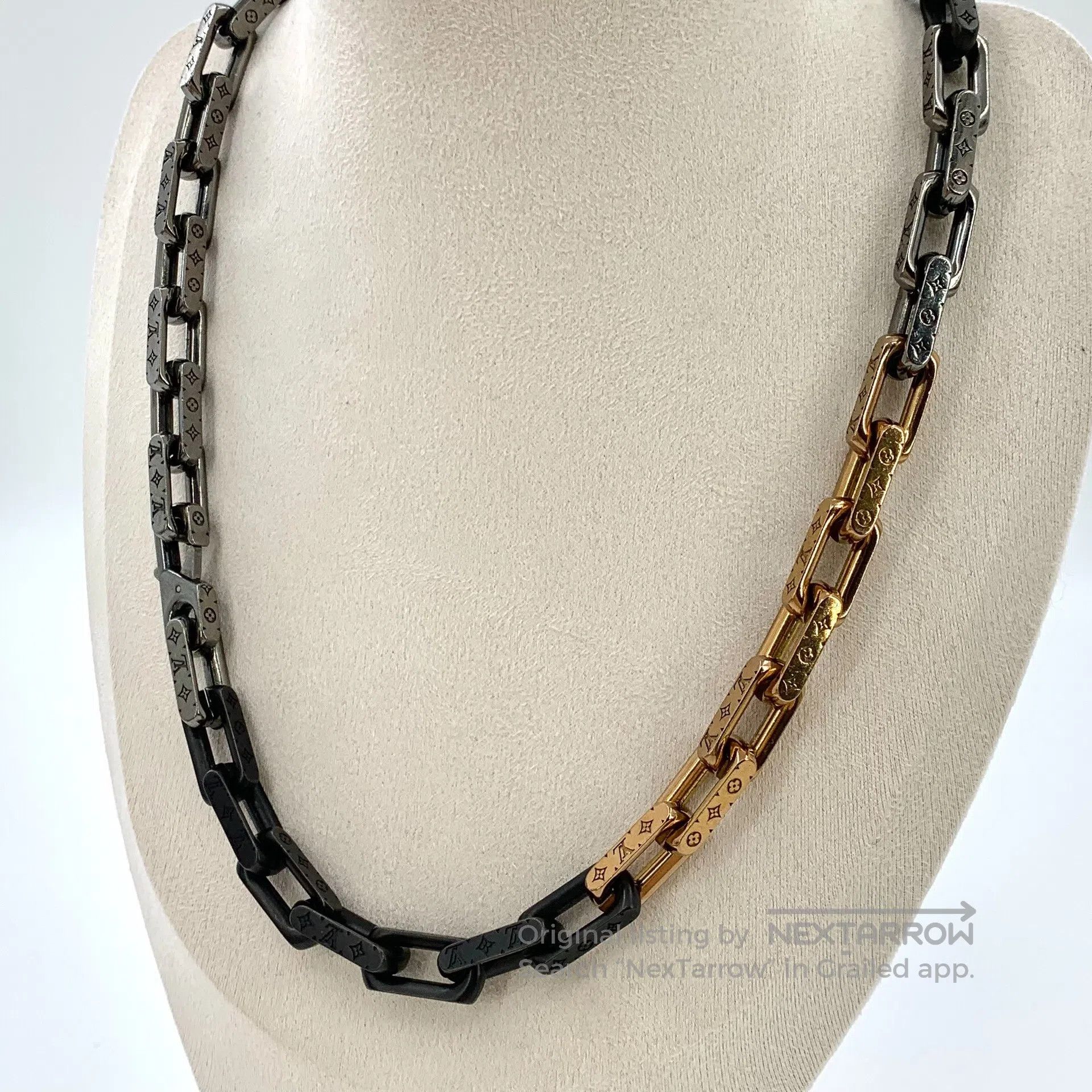 Louis Vuitton Louis Vuitton Color-Blocked Chain Logo Monogrammed Cut-Out Size ONE SIZE - 6 Thumbnail