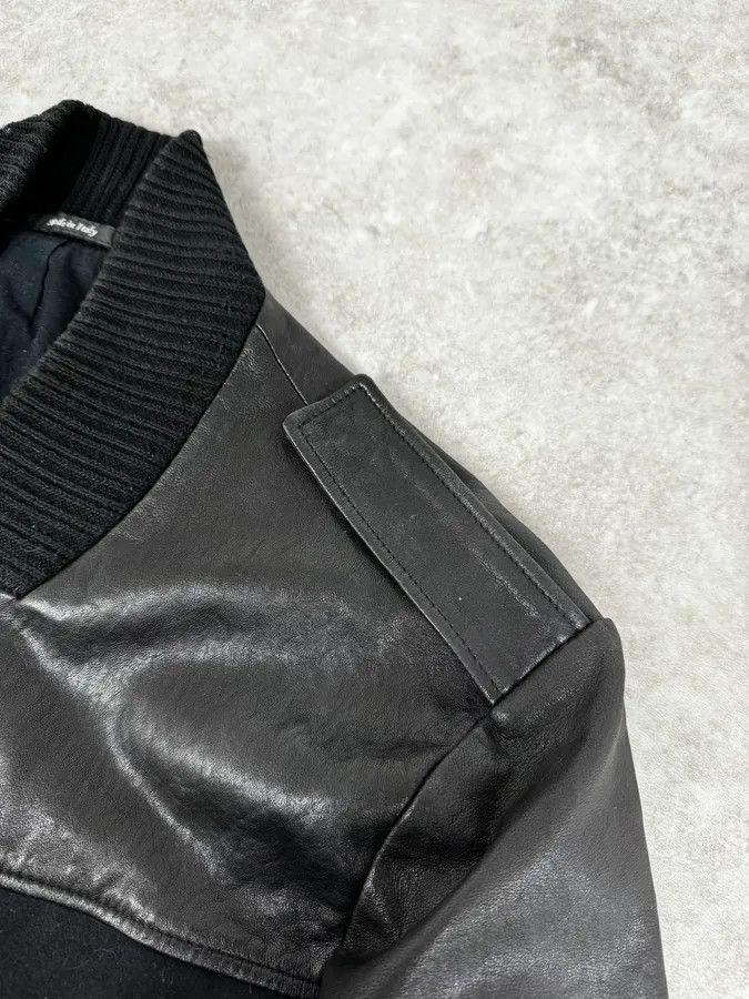 Maison Margiela FW2014 Maison Margiela Black Contrast Panel Leather Jacket Size US L / EU 52-54 / 3 - 10 Thumbnail