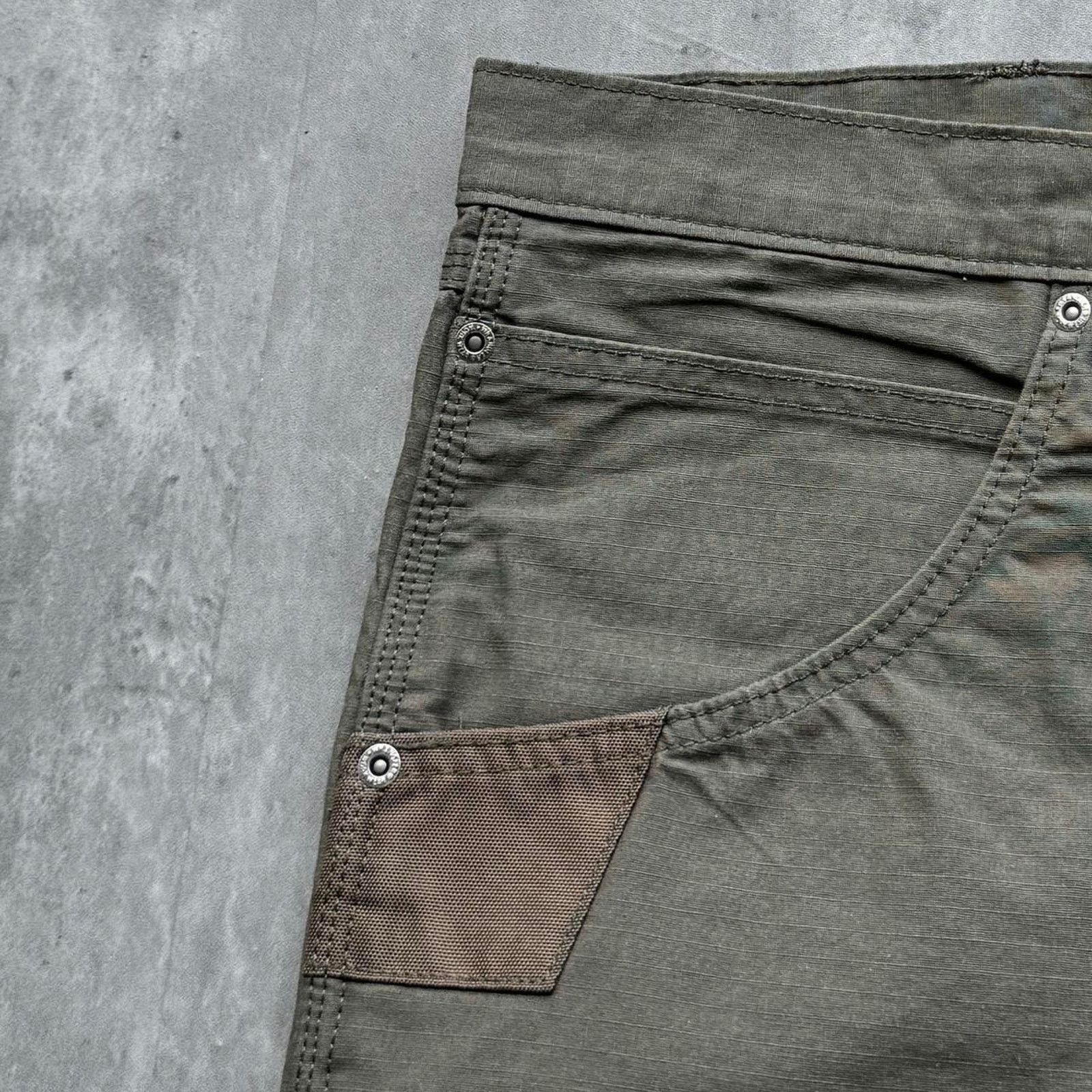 Carhartt × Vintage × Wrangler Vintage Y2K Carhartt Style Baggy Carpenter Skater Tech Pants Size US 38 / EU 54 - 3 Thumbnail
