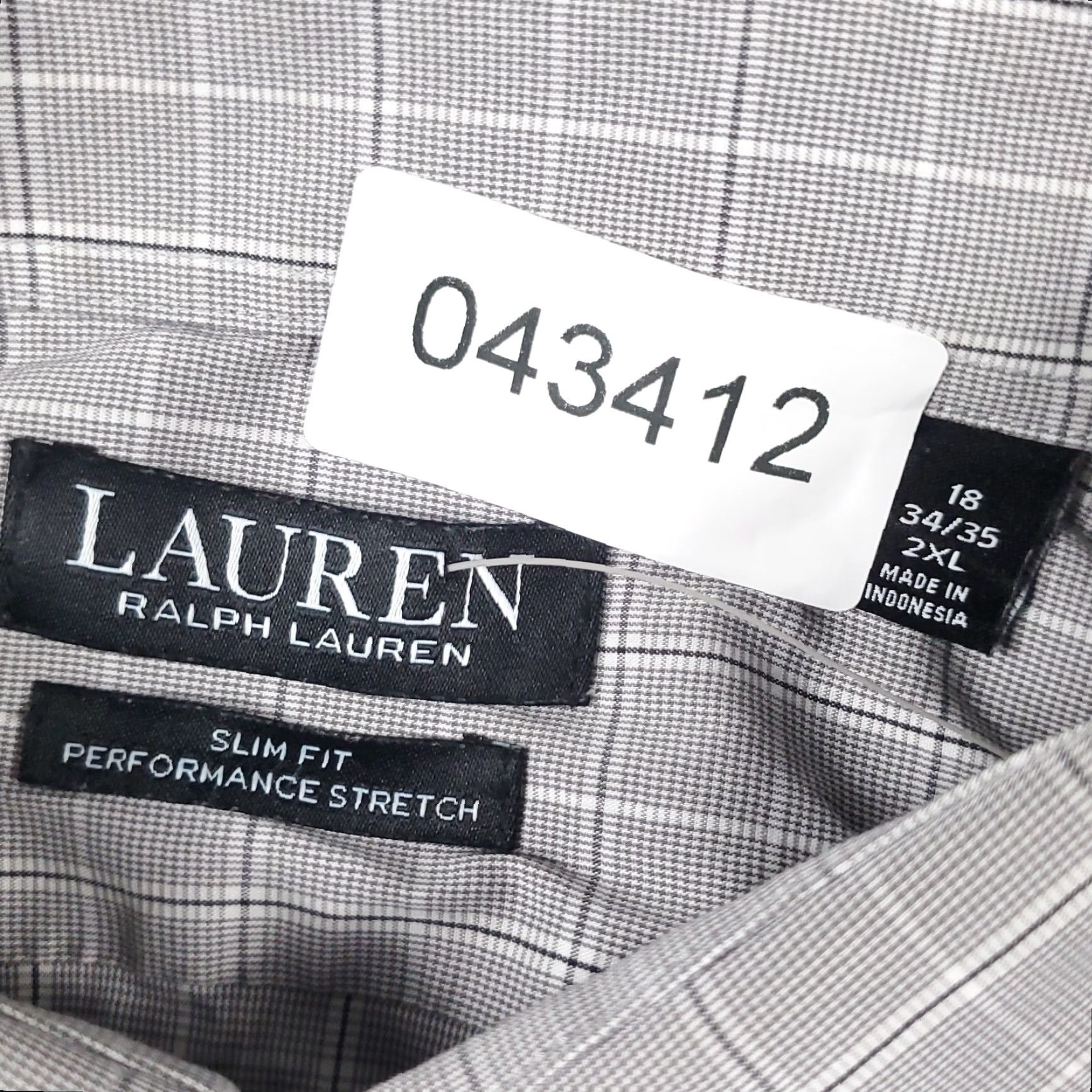Ralph Lauren Ralph Lauren Button-Up Shirt Mens 2XL Gray Plaid Long Sleeve Casual Size US XXL / EU 58 / 5 - 7 Thumbnail