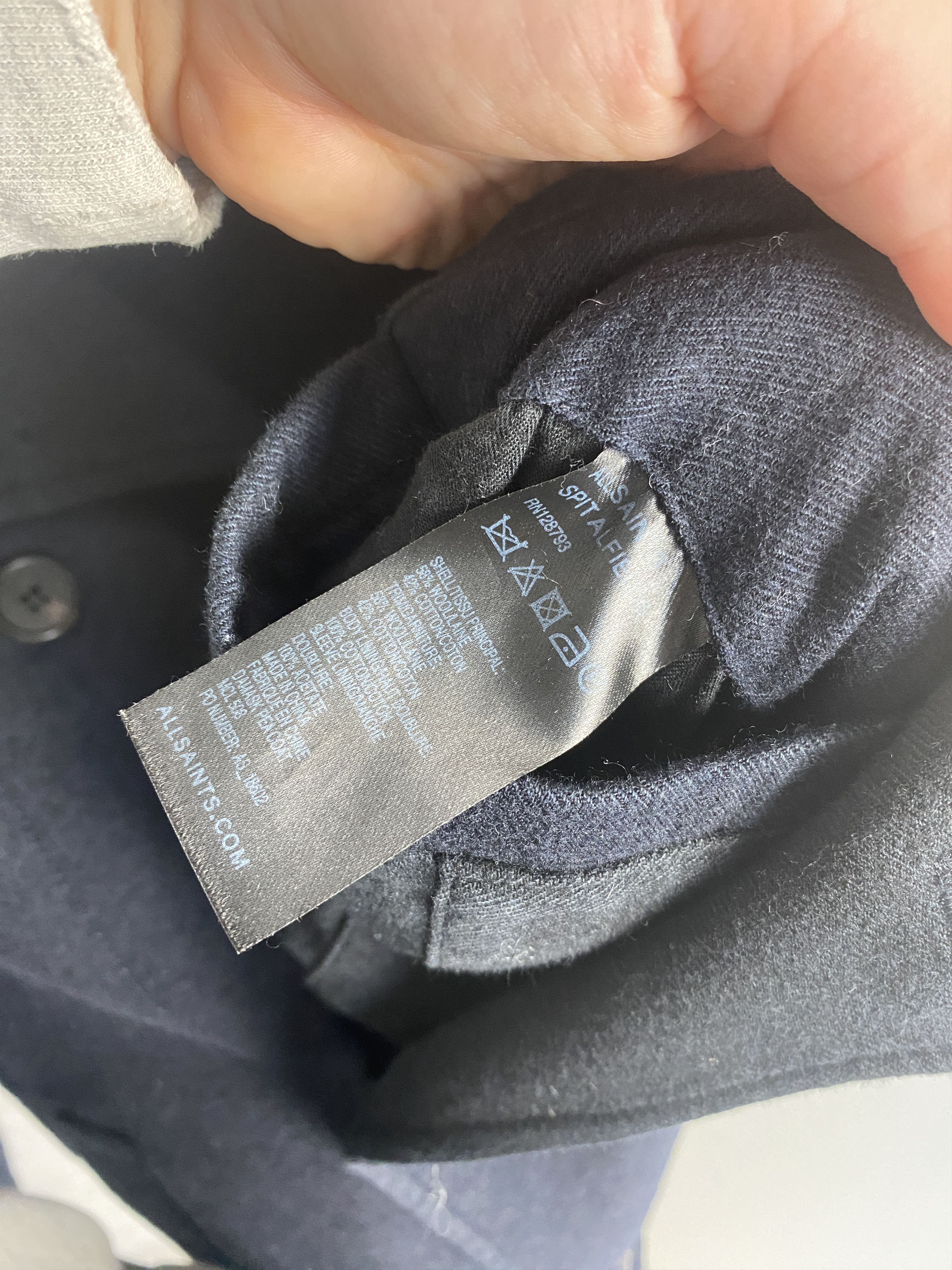 Allsaints Allsaints Damask Pea Coat wool short jacket Size M / US 6-8 / IT 42-44 - 5 Thumbnail