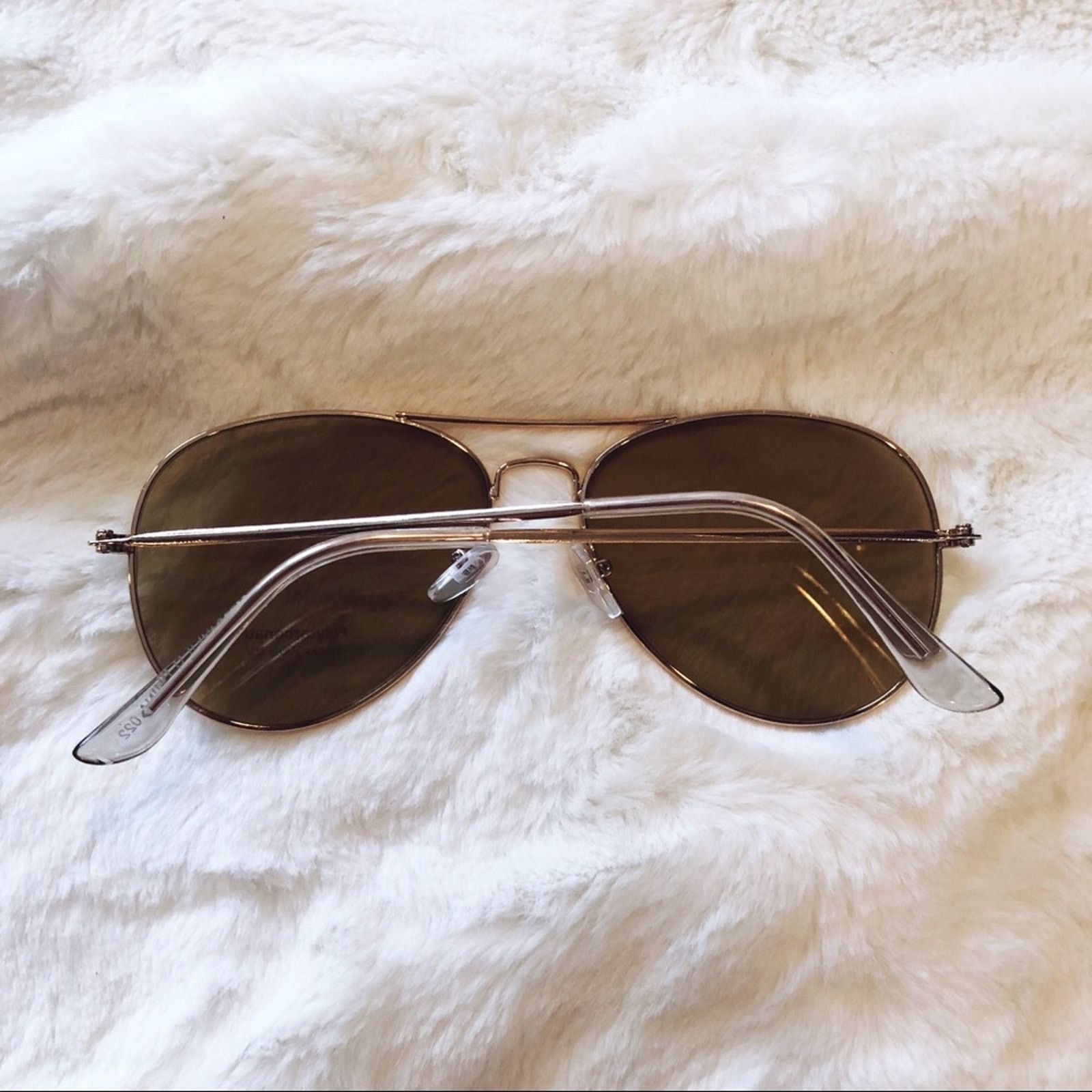 Other Georgia Light Brown Aviator Sunglasses Size ONE SIZE - 9 Thumbnail