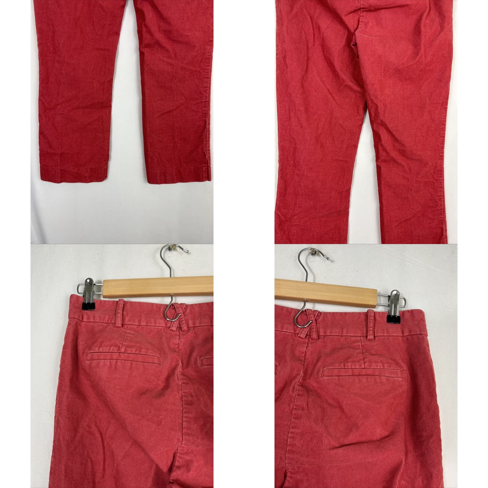Anthropologie Anthropologie Jeans Womens Sz 4 Pink/Salmon Slot Pocket Straight Leg Ankle 30x26 Size 27" / US 4 / IT 40 - 8 Thumbnail
