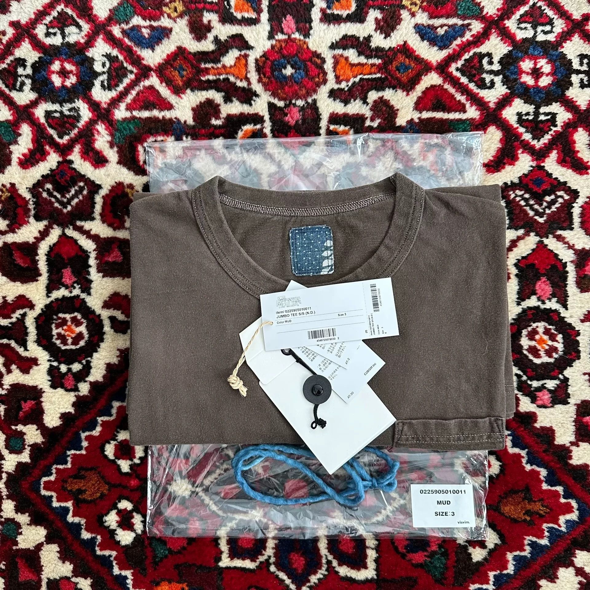 Visvim VISVIM 25AW ICT JUMBO Mud-Dyed Tee Size US L / EU 52-54 / 3 - 7 Thumbnail
