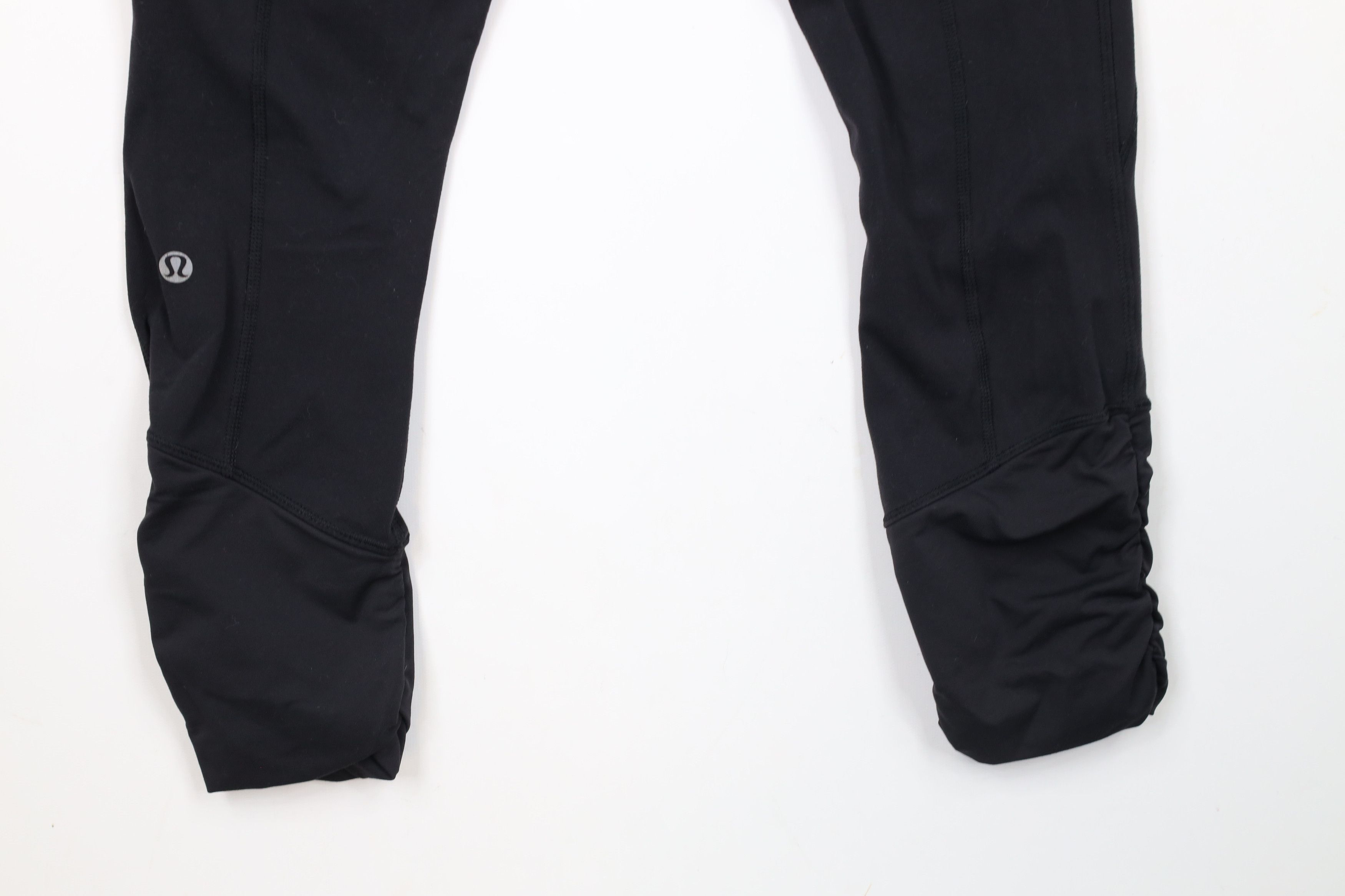 Lululemon × Vintage Lululemon Cropped Speed Training Tights Yoga Pants Black Size 27" / US 4 / IT 40 - 9 Thumbnail