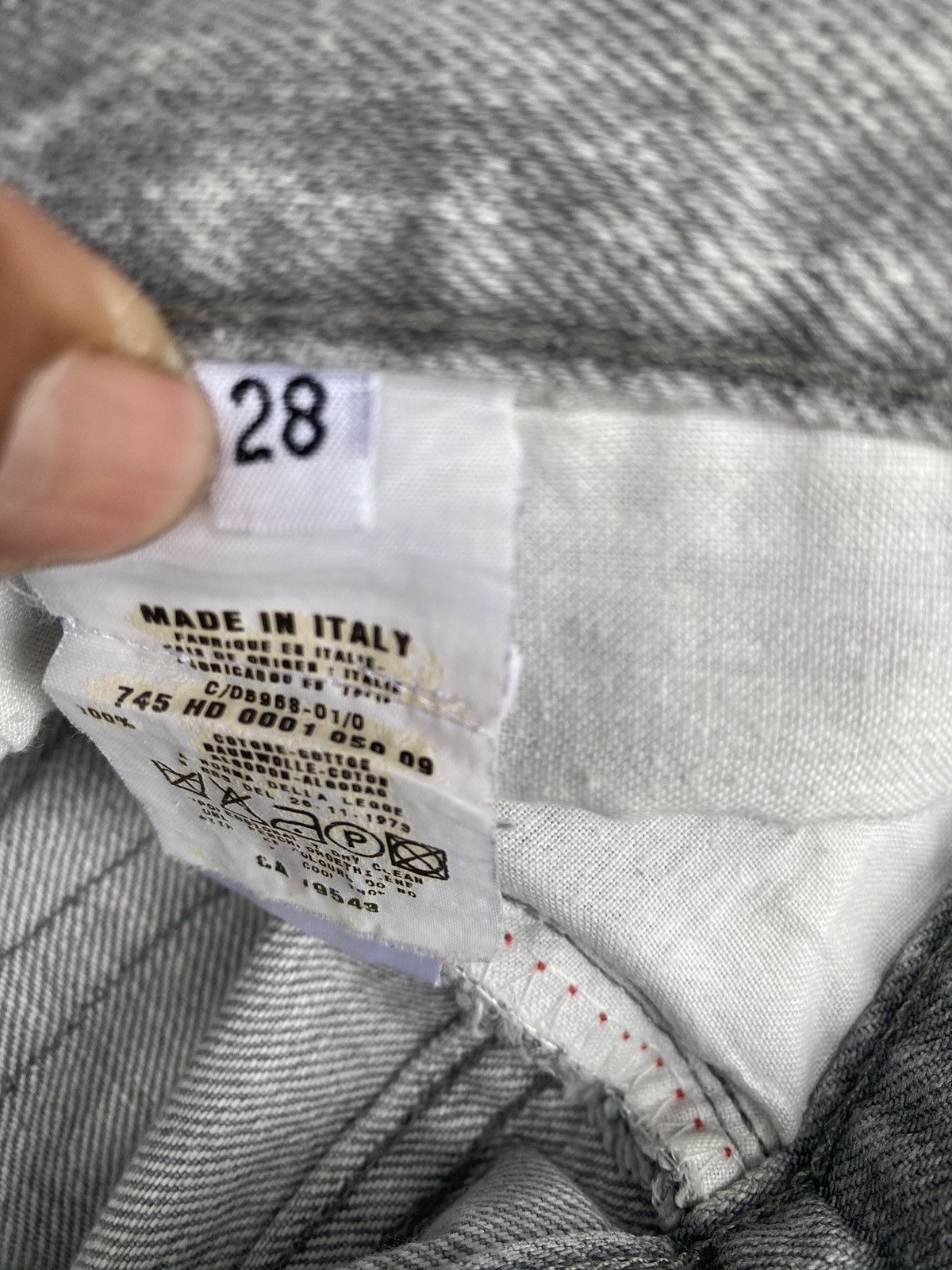 Helmut Lang Helmut Lang Classic Raw Denim Italian Cut Size US 29 - 10 Thumbnail