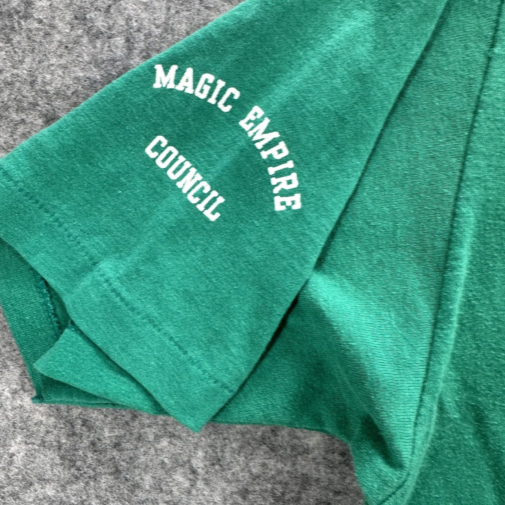 Velva Sheen VINTAGE Girl Scouts Shirt Mens Large Green 80s Velva Sheen Crew Neck Short Sleeve T-Shirt Size US L / EU 52-54 / 3 - 5 Thumbnail