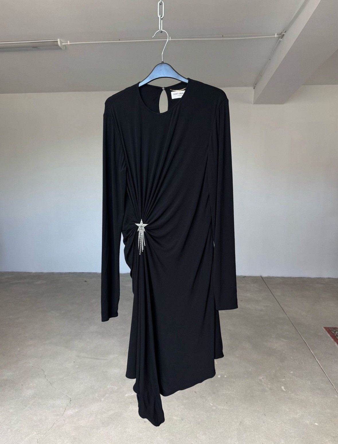 Saint Laurent Paris Vintage Saint Laurent Black star dress Size M / US 6-8 / IT 42-44 - 1 Thumbnail