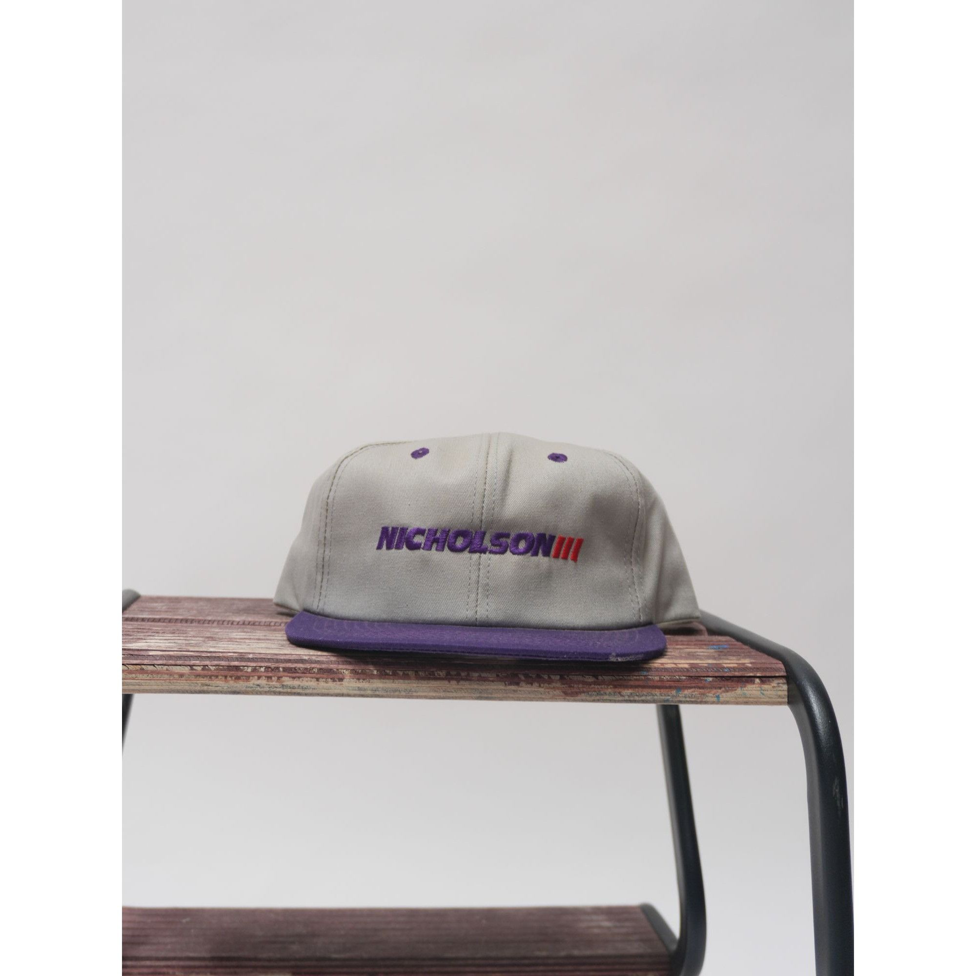 Other Vintage Nicholson 3 Purple & Gray Hat Size ONE SIZE - 1 Thumbnail