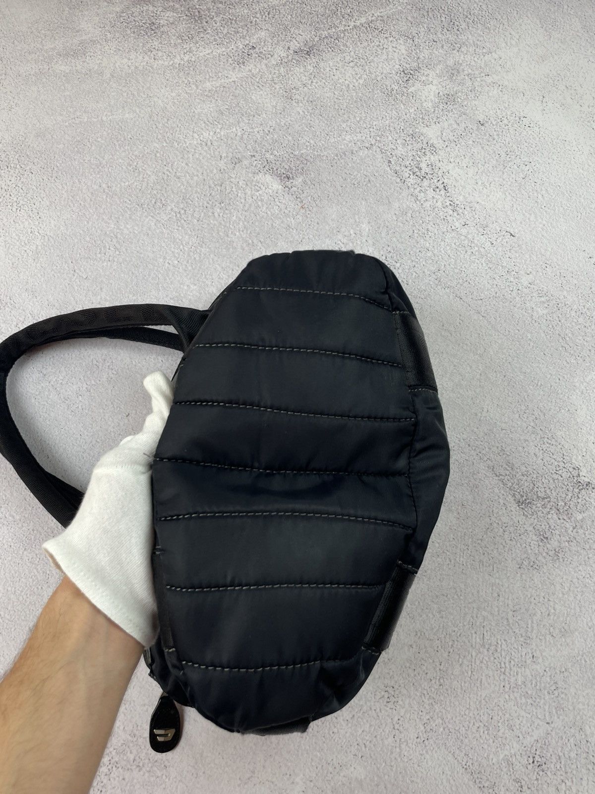 Diesel × Vintage Rare! Vintage y2k Diesel Black Bag Size ONE SIZE - 14 Thumbnail