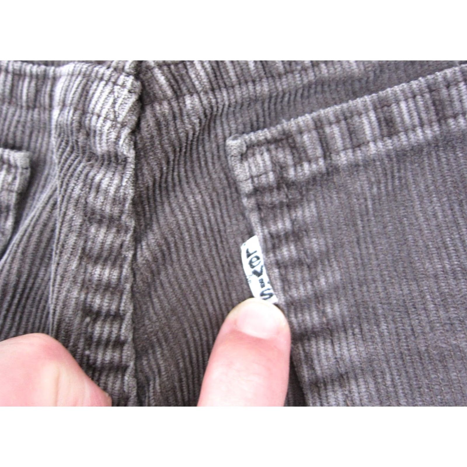 Levi's VINTAGE Levi's 500 Series Jeans Corduroy Brown 30x33 Regular 5-Pocket Levi's Mens Straight 90s 80s Clothing Size US 30 / EU 46 - 3 Thumbnail