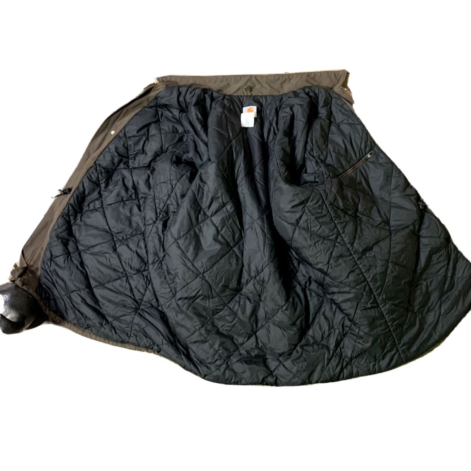 Carhartt Carhartt Quilted Lined Brown Jacket Men's XL Size US XL / EU 56 / 4 - 3 Thumbnail