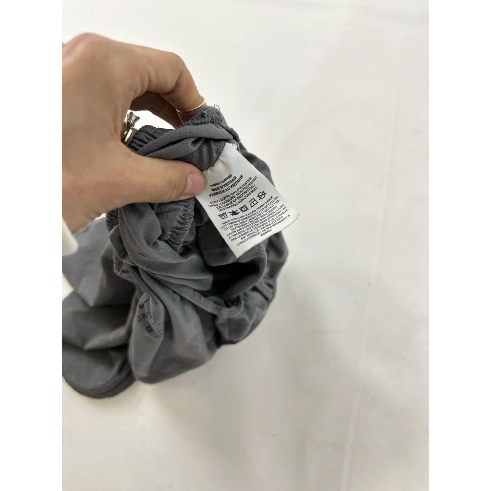 Nike Shorts Women’s Small M Medium Grey Tempo Running Lined Drawstring Athletic 3-in Inseam Gym Running Cross Training Womens