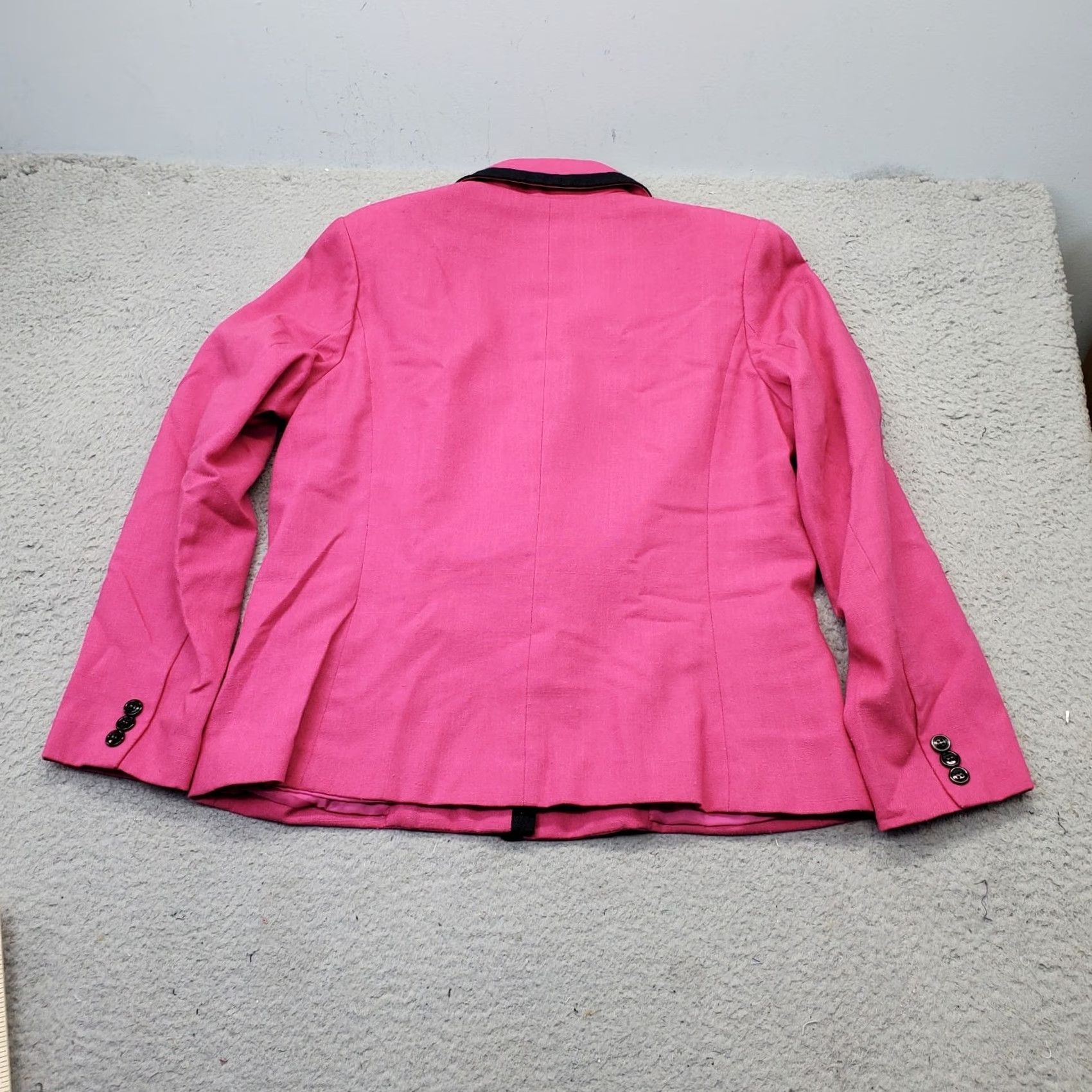 Jordache Jordache Blazer Jacket Womens Size 9 Pink Notch Lapel Single Breasted Formal Shirt/Hoodie Size M / US 6-8 / IT 42-44 - 2 Thumbnail