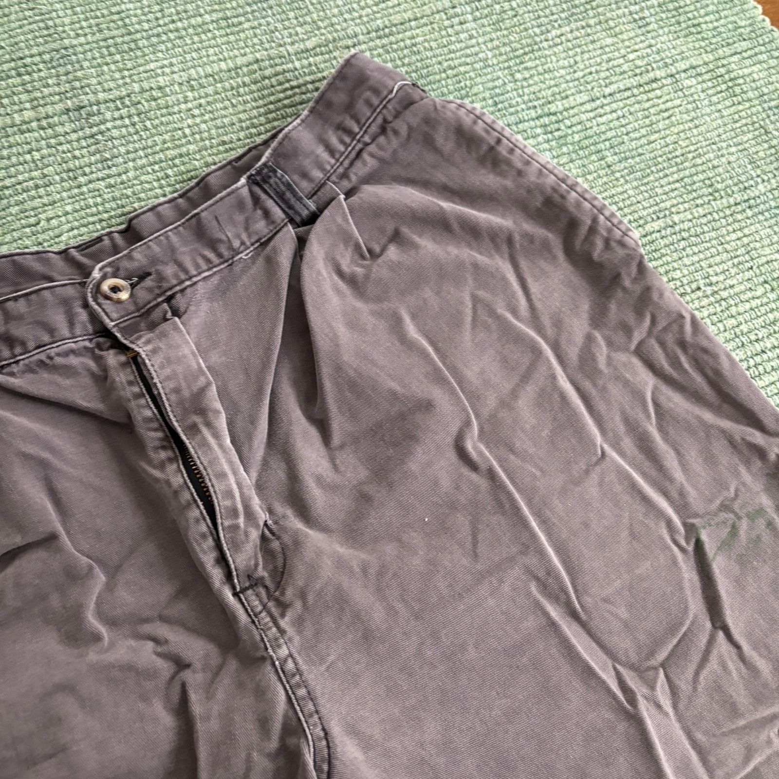 Vintage Vintage 90s Gray Cotton Michelob Summer Shorts 34" Size US 34 / EU 50 - 3 Thumbnail