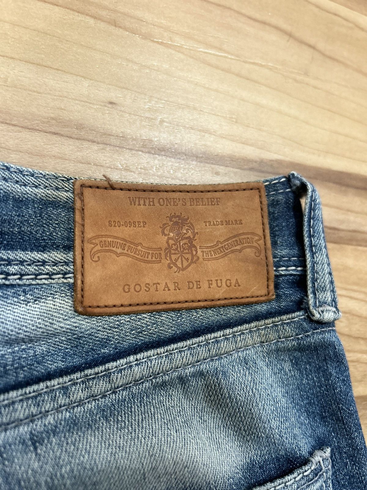 GOSTAR DE FUGA Gostar de Fuga Bootcut Denim Size US 31 - 3 Thumbnail